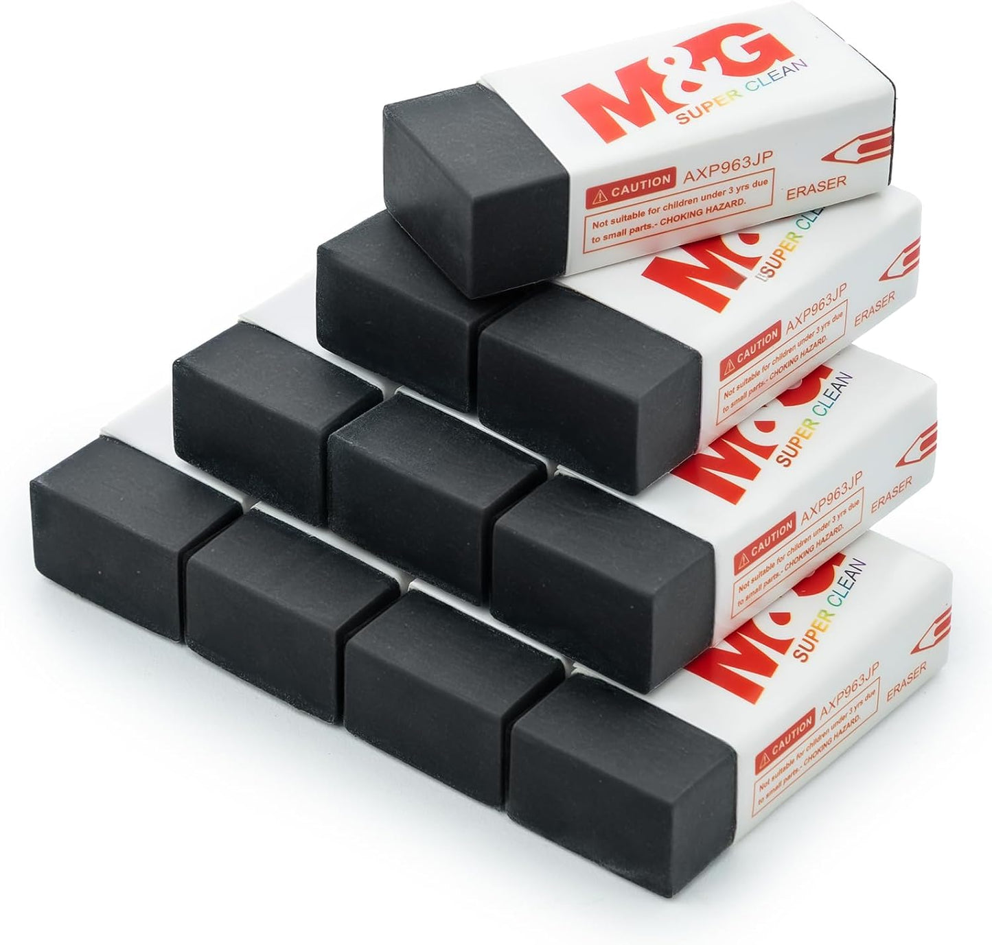 M&G Pencil Eraser for Kids, 30 Pack, Black Erasers Bulk, Erasers for Artists, Drawing Erasers for Sketching, Small Pencil Erasers, Art Erasers for Drawing, School Erasers Office Supplies