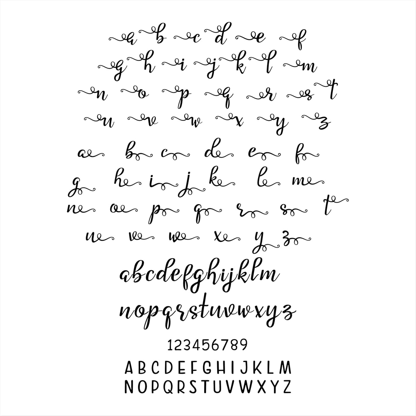 White Address Labels - Personalized Name Stickers, Custom Printed Return Mailing and Shipping Labels for Envelopes, Packages, Business, Home Use (Pretty Lowercase Script)