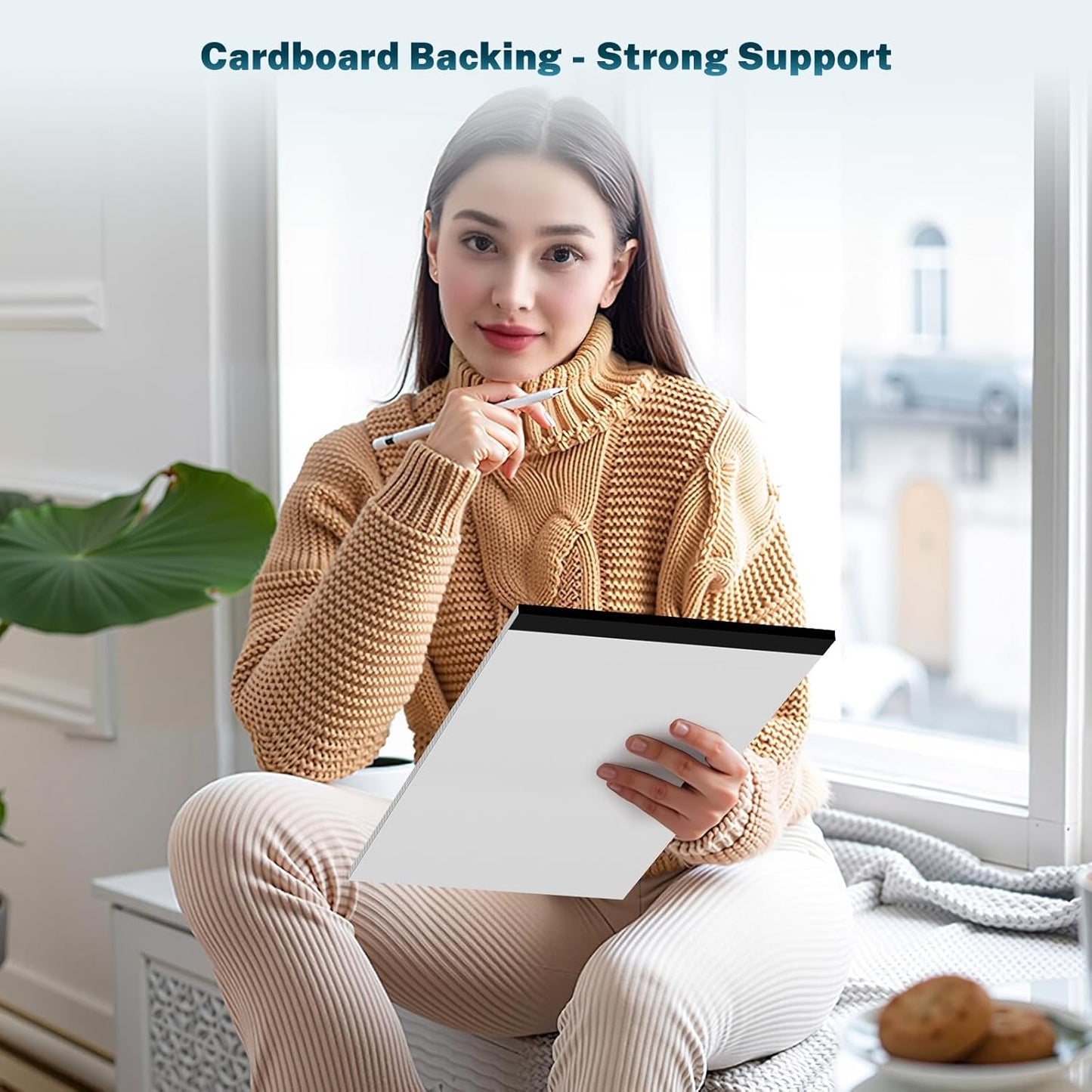 12 Pcs Legal Pads 8.5" x 11" College Ruled Note Pads 8.5 x 11.75 Inch Micro-Perforated Notepad 360 Sheets in Total Lined Writing Paper Notebook for Office, School Supplies & To-Do Lists 30 Sheets/Pad