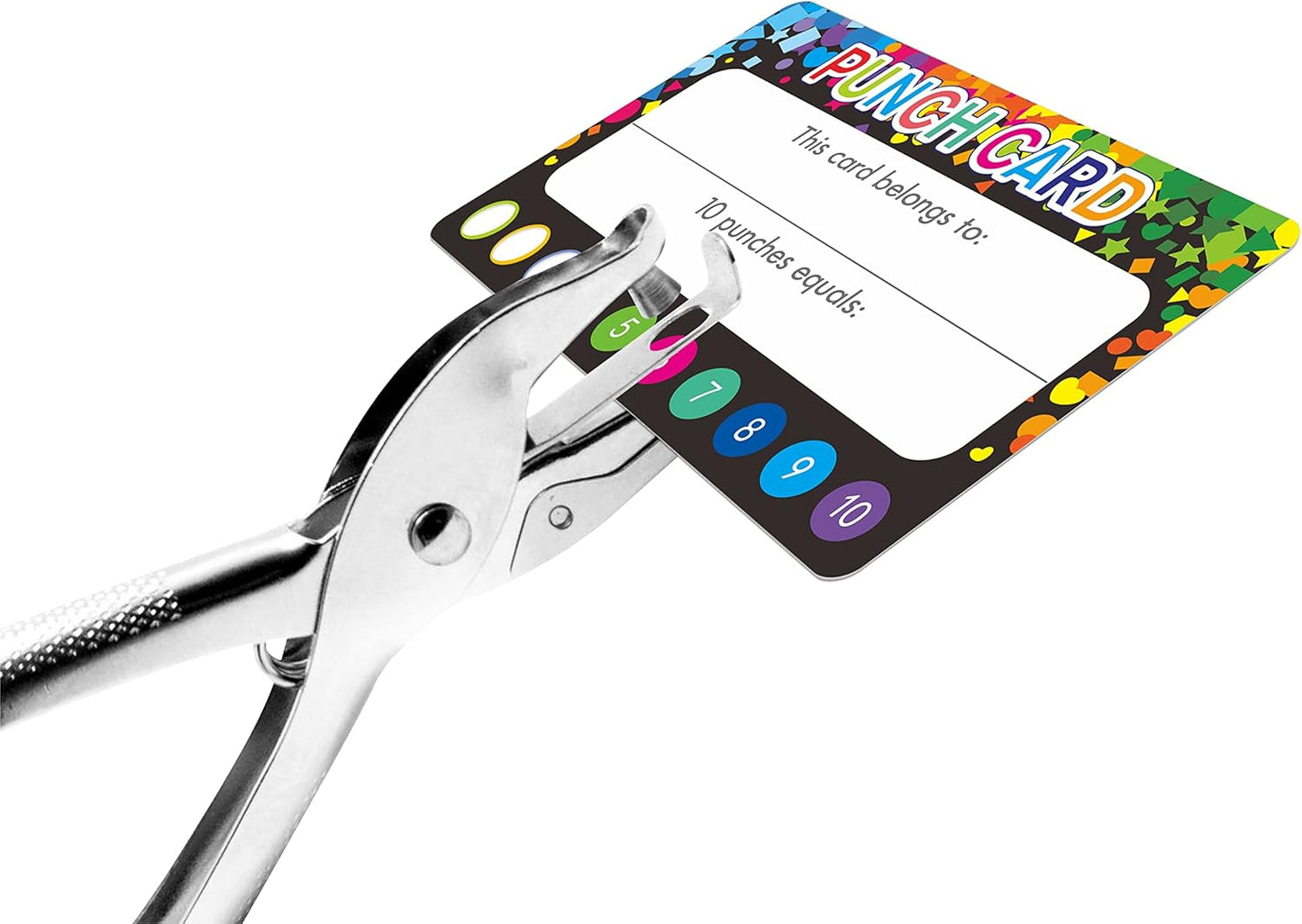 102 PCS Punch Cards, Incentive Reward Card Student Awards Loyalty Cards for Business, Classroom, Kids Behavior, Students, Teachers, 3.5” x 2”, 2 Styles