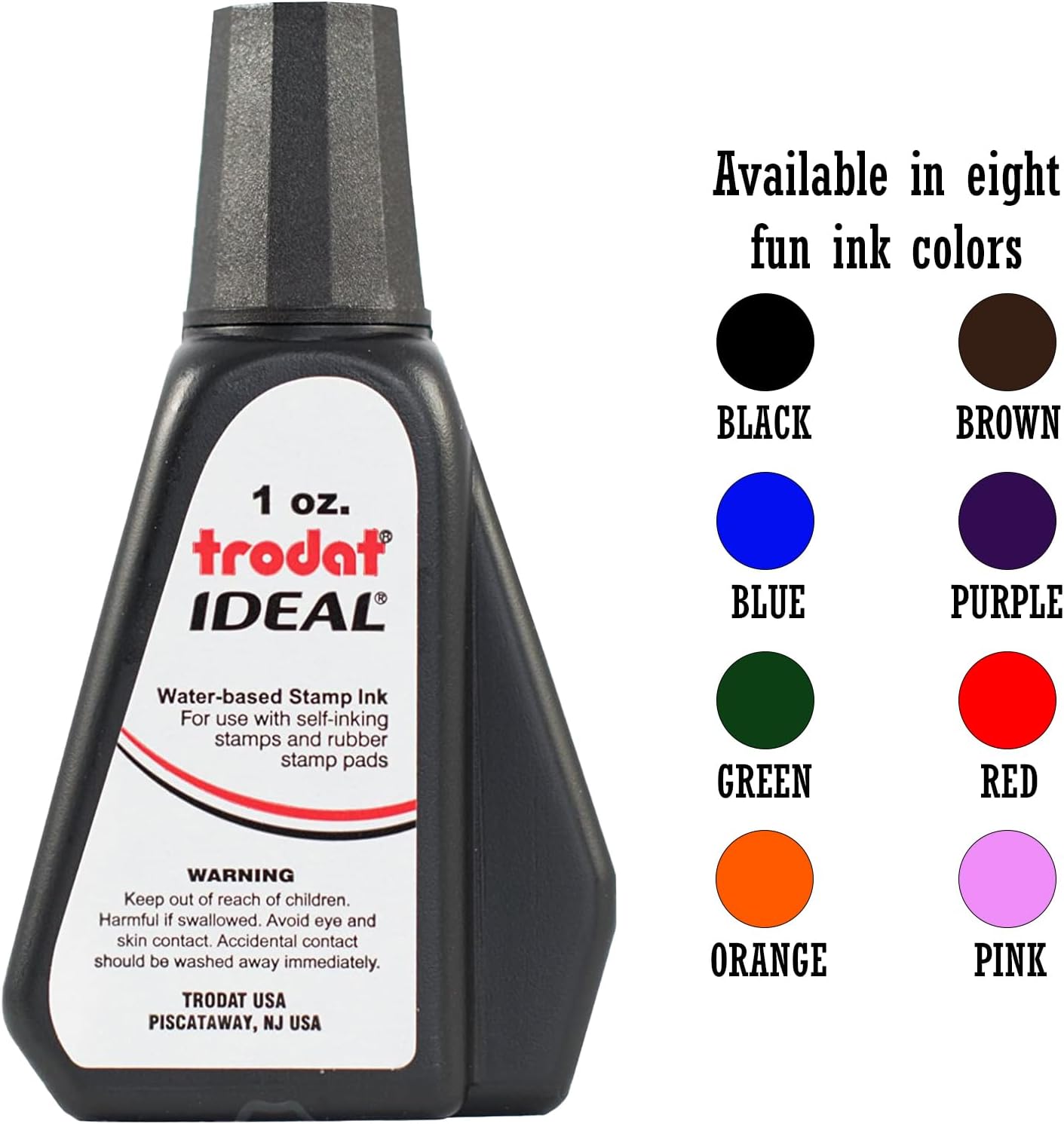 1oz Ink Refill for Sniggle Sloth Self-Inking Stamps - Black