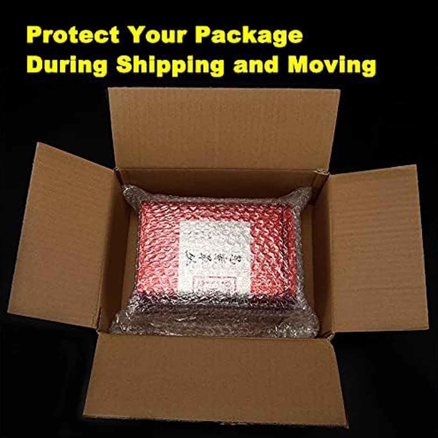 50Pcs Clear Bubble Out Bags, 12”x16” Bubble Pouches Bags for Shipping, Double Wall Cushioning Wrap Pouch for Moving Packaging Storage Fragile China Dishes Electronic Item