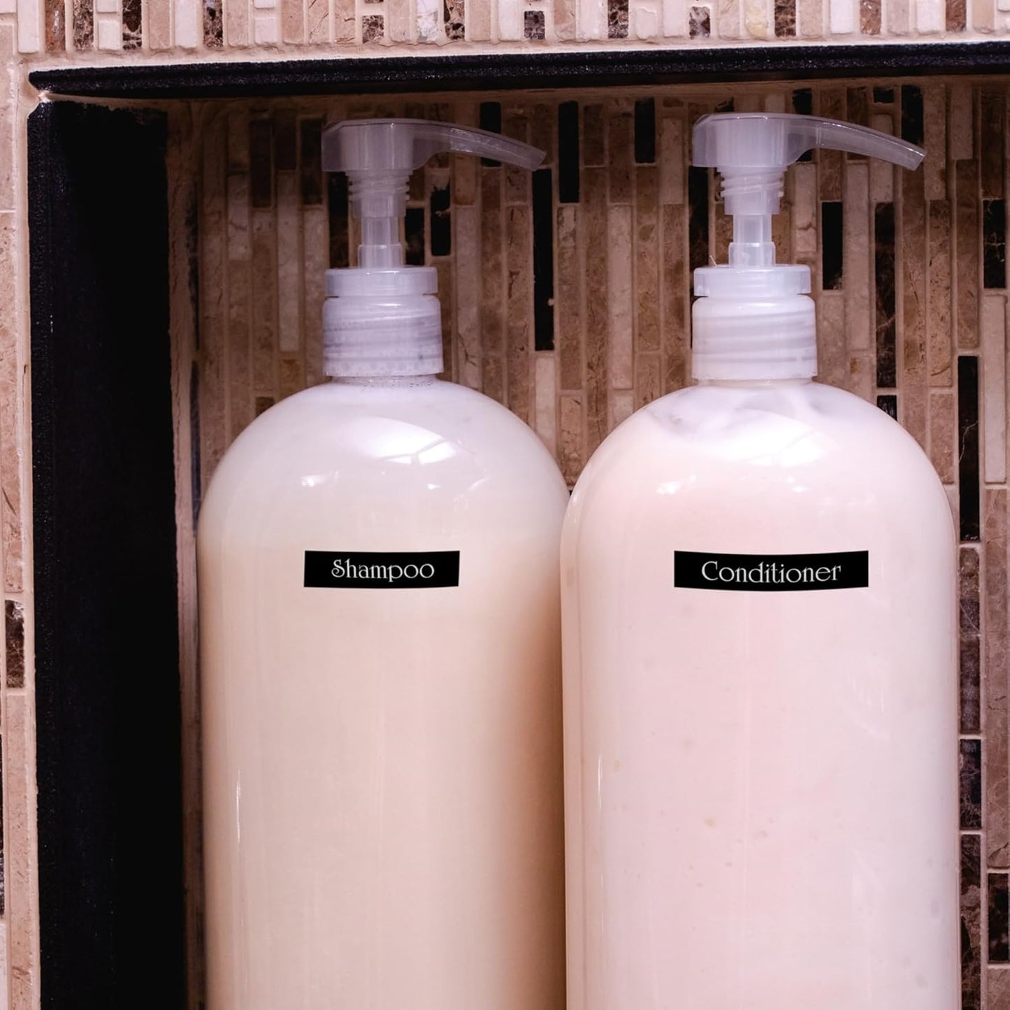 Brother Genuine P-touch TZE-325, 3/8" (0.35") Wide Standard Laminated Tape, White Print on Black Tape, Laminated for Indoor or Outdoor Use, Water-Resistant, 0.35" x 26.2', Single-Pack, TZE325