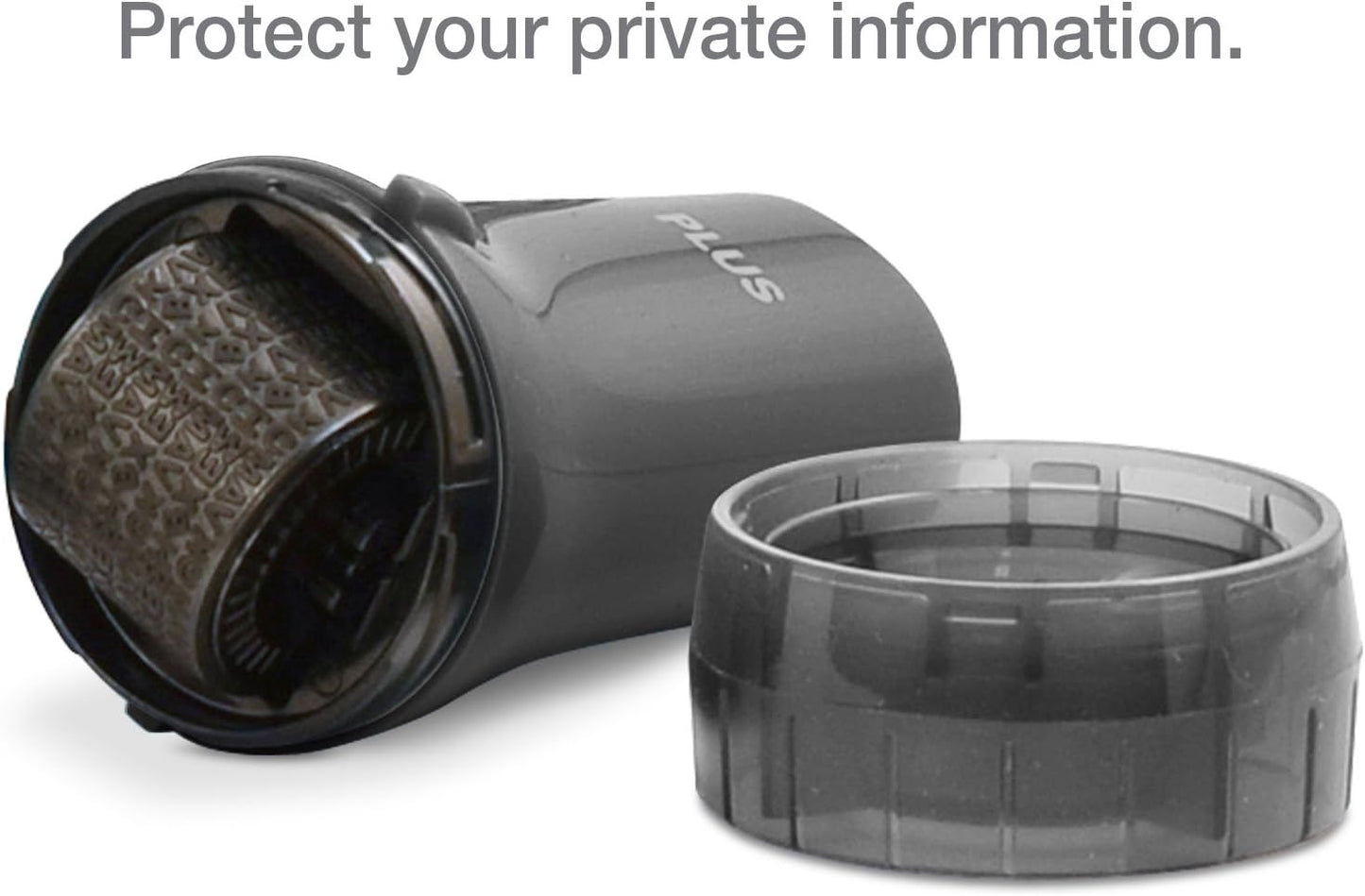 Guard Your ID Advanced 2.0 Rollers Identity for Theft Address Eraser and Security Prevention (Regular 3-Pack, Black)