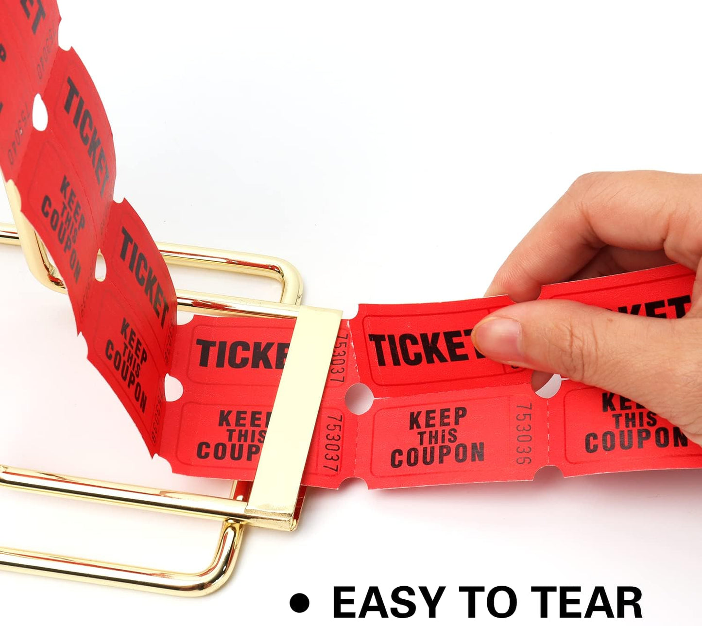 GSE Games & Sports Expert Raffle Ticket Dispenser, Ticket Roll Tumbler for Single or Double Roll Tickets, Lotteries, Sweepstakes, Charity Auctions (1-Pack)