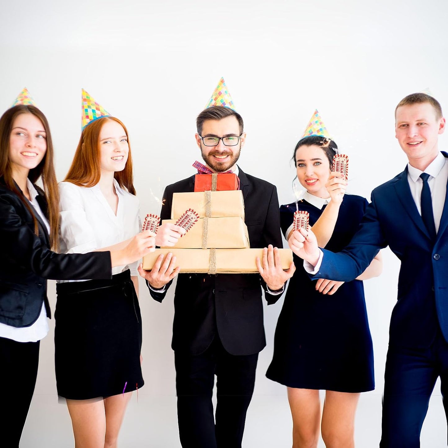 1000 Pcs Carnival Tickets Carnival Theme Party Decorations Circus Raffle Tickets Roll Party Ticket for Events Carnival Favors Supplies