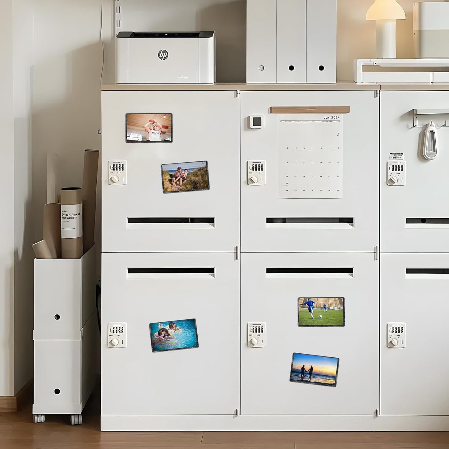 Magnetic Photo Frame 6x8 For Refrigerator,Picture Sleeve Magnet Holders 6 PCS