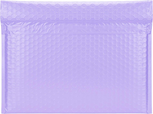 Purple Side-Loading Bubble Mailers 13 x 10 Inches,Self-Seal Padded Mailing Envelopes, Pack of 27