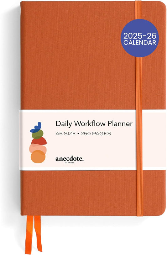 Anecdote 2026 Planner: A Monthly, Weekly & Daily Planner 2026 for Planning Your Success - A5 Size Hardcover Start Anytime and Achieve your Goals - Nutmeg