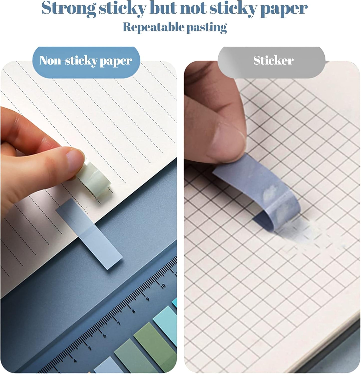 Golcellia Sticky Tabs Book Index Tabs, Page Tabs, Page Markers 1200 Pieces,60 Colors Annotation Tabs, Book Annotation Supplies