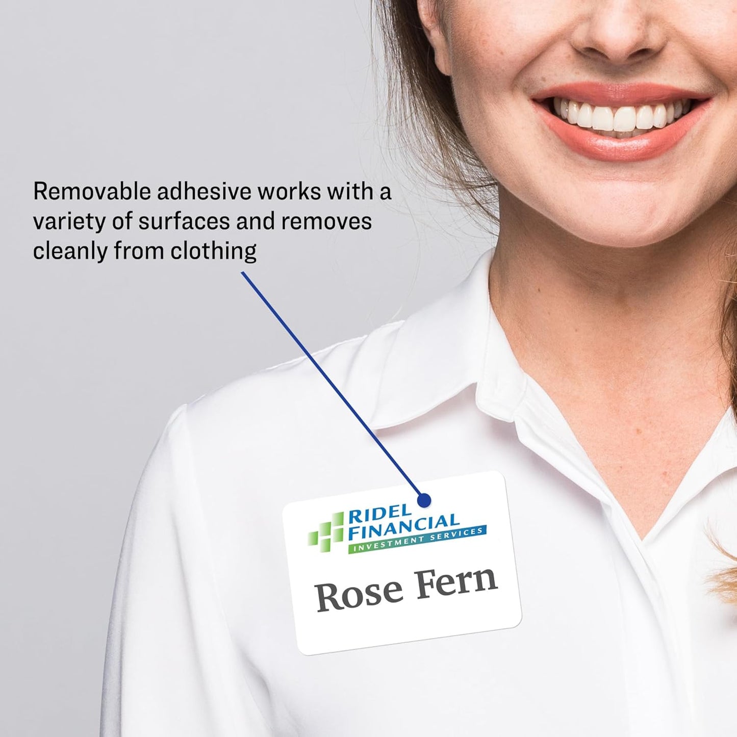 Avery Flexible Printable Name Tags, 2-1/3" x 3-3/8", Matte White, 160 Removable Name Badges (8395)