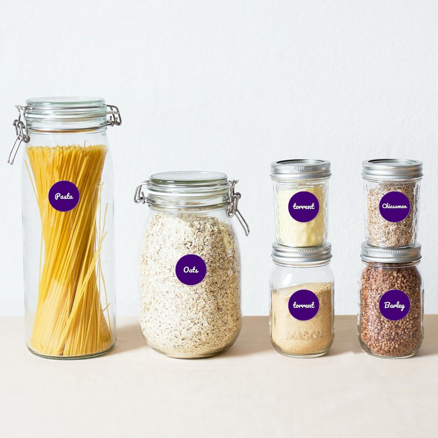 Purple Dot Stickers 2 Inches Round Sticker, Circle Colored Labels Color Coding Labels for Office Classroom Toddlers Activity 80 Pieces