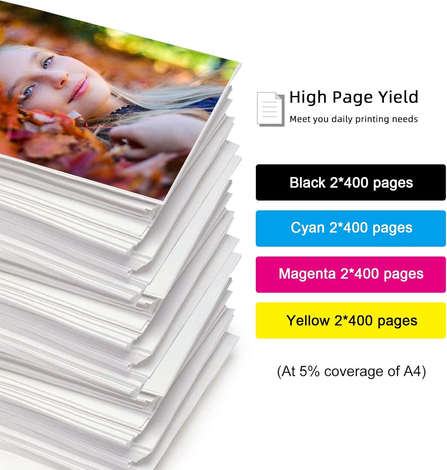 LC3013XL Compatible Ink Cartridges Replacement for Brother LC3013 LC3011 XL LC3013XL for Brother MFC-J497DW MFC-J895DW MFC-J491DW MFC-J690DW Ink (2 Black, 2 Cyan, 2 Magenta, 2 Yellow)