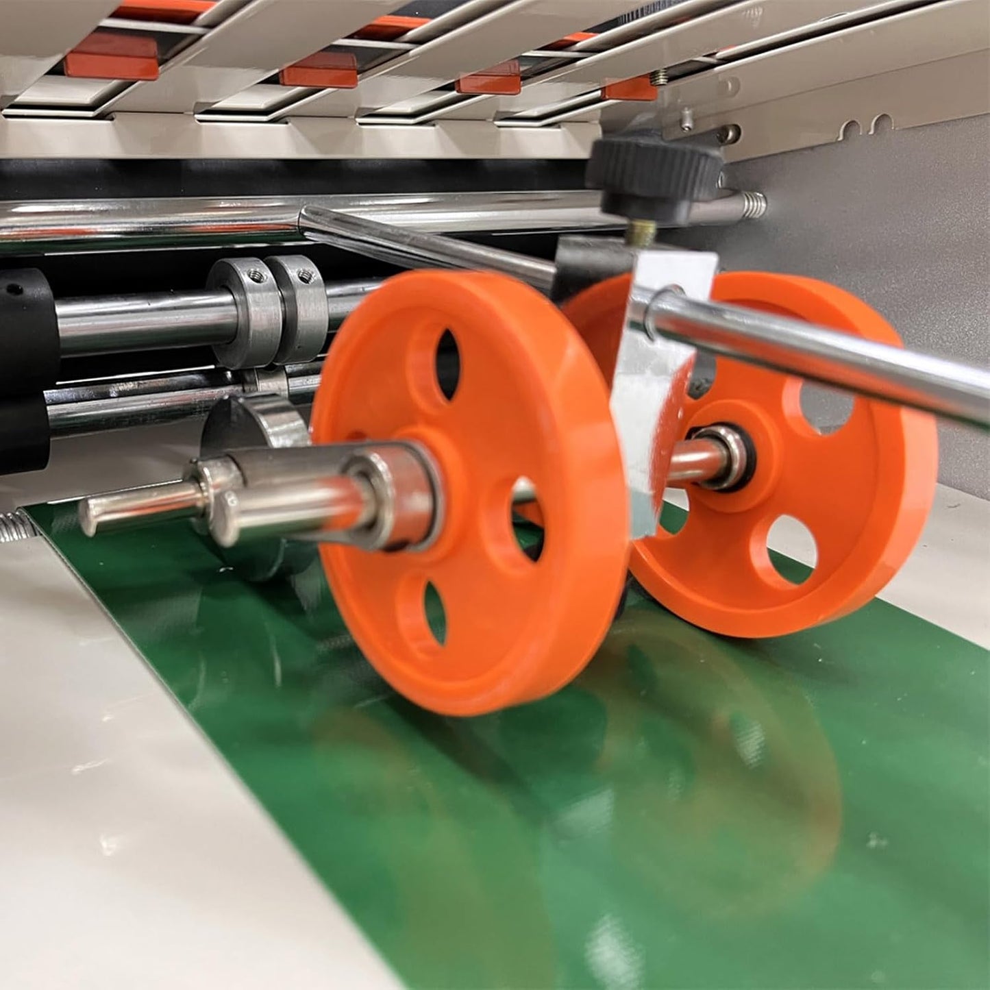 Document Folder Automatic Paper Folding Machine with Four Folding Tray Digital Display Adjustable Speed for Folding Files Business Letters Product Manuals Instructions