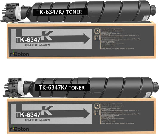 TK6347 TK-6347 Black Toner Cartridge Compatible for TK-6347 TK6347 Toner for Taskalfa 4004i 5004i 6004i 7004i Copystar CS 4004i CS 5004i CS 6004i CS 7004i Printer (2-Pack)