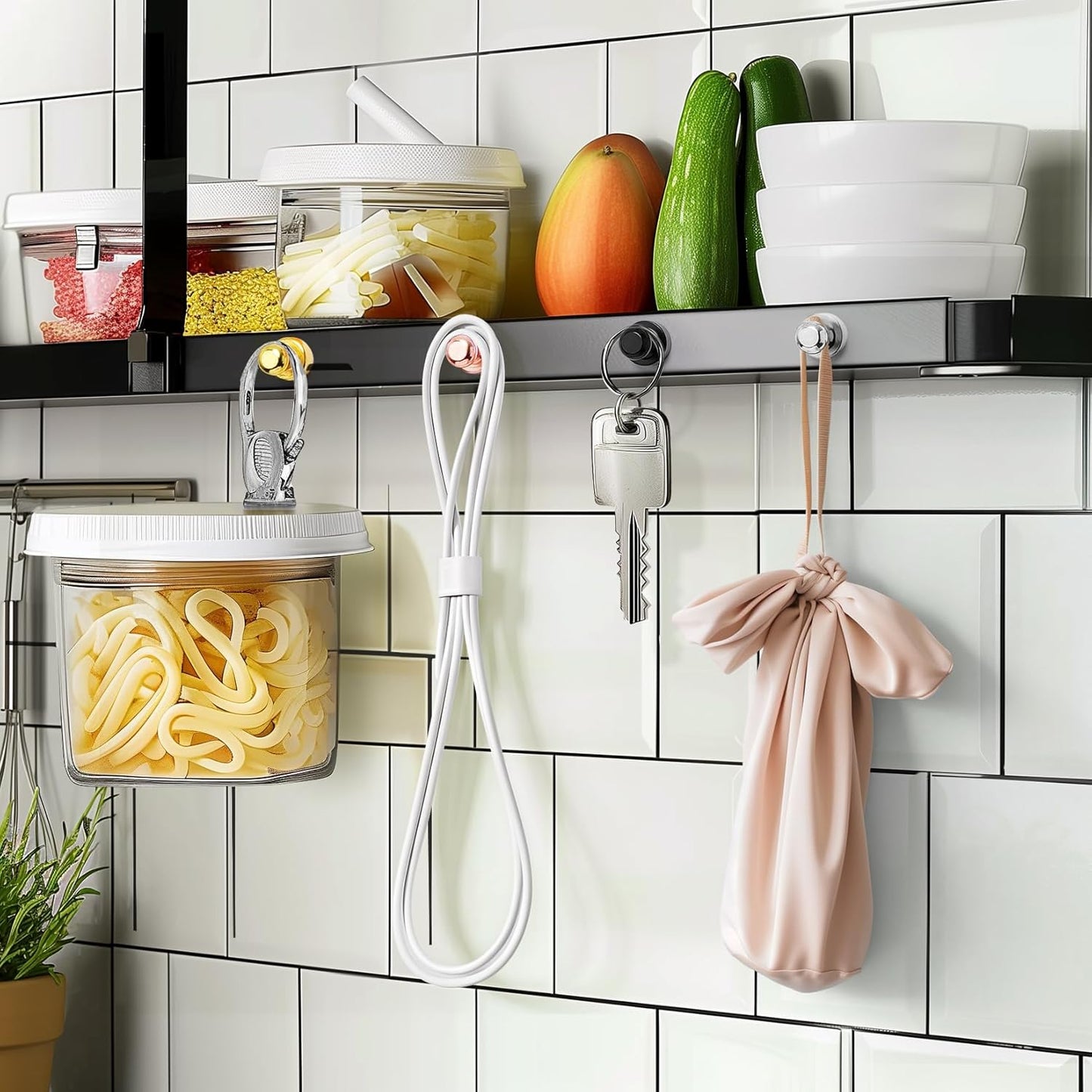 FINDMAG 14Pcs Strong Fridge Magnets, Small Neodymium Magnets for Whiteboard, Push Pins for Kitchen, Office, School, Locker Accessories