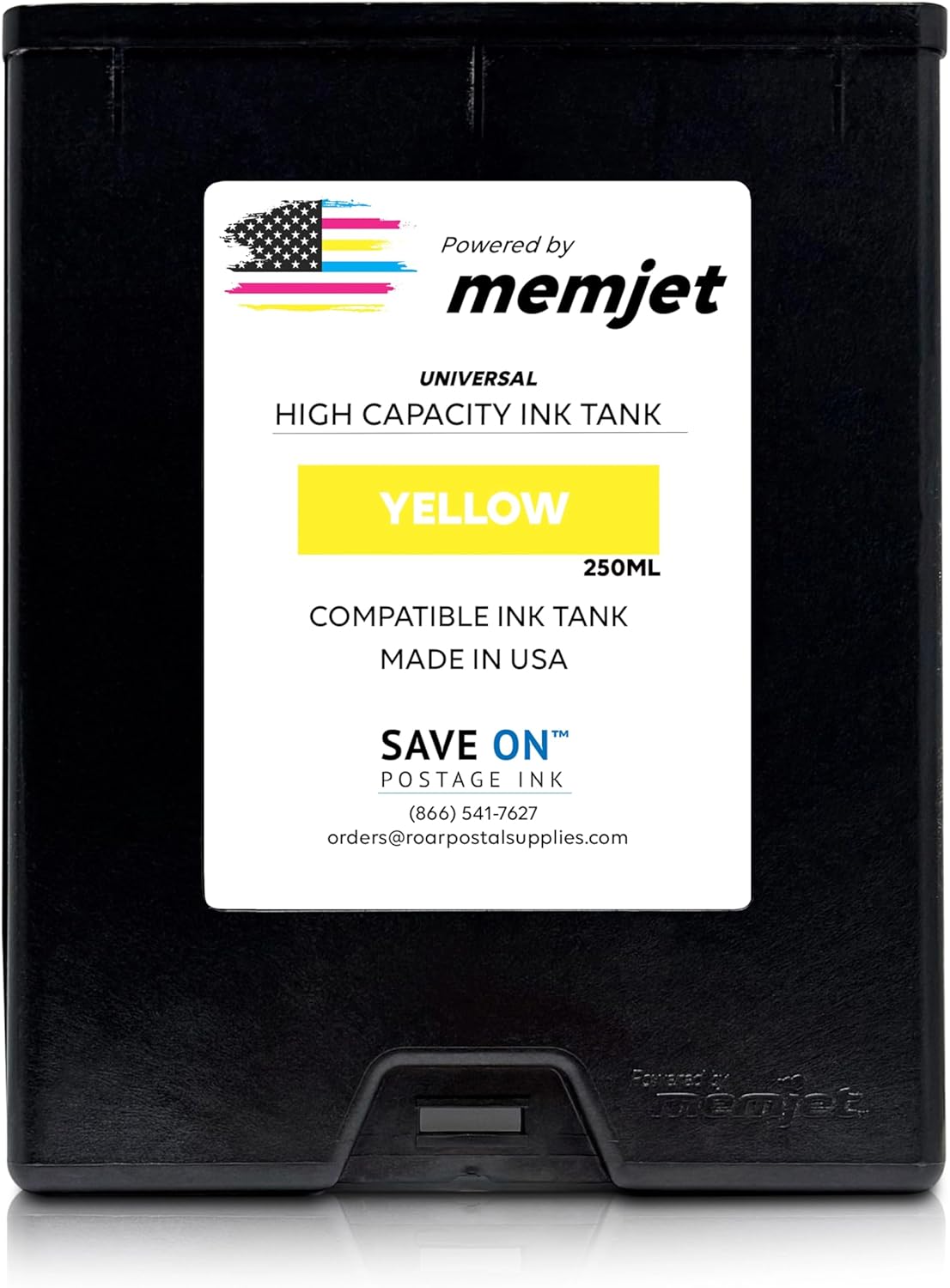 Quadient Memjet M5K250-N Compatible High Capacity Yellow Printer Ink Tank (250ml) - Printer Ink Cartridge for Mach Series Quadient & Hasler Printers - Fade-Resistant Replacement Inkjet Printer Ink