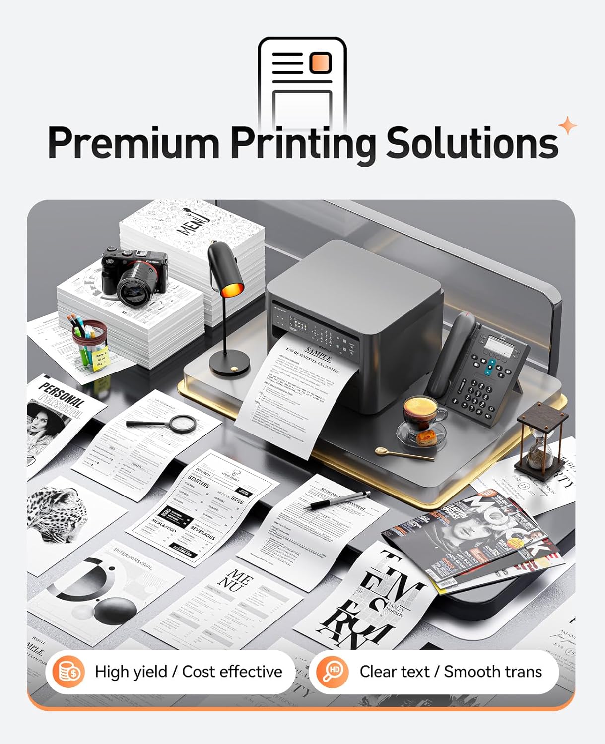 49A 1320 Toner Cartridge 2-Pack Replacement for 49A Q5949A 53A Q7553A 49X Q5949X 53X Q7553X Toner Compatible with HP Laserjet 1320n 3390 1160 1320tn 1320nw 3392 P2014 P2015 P2015dn MFP M2727nf Printer