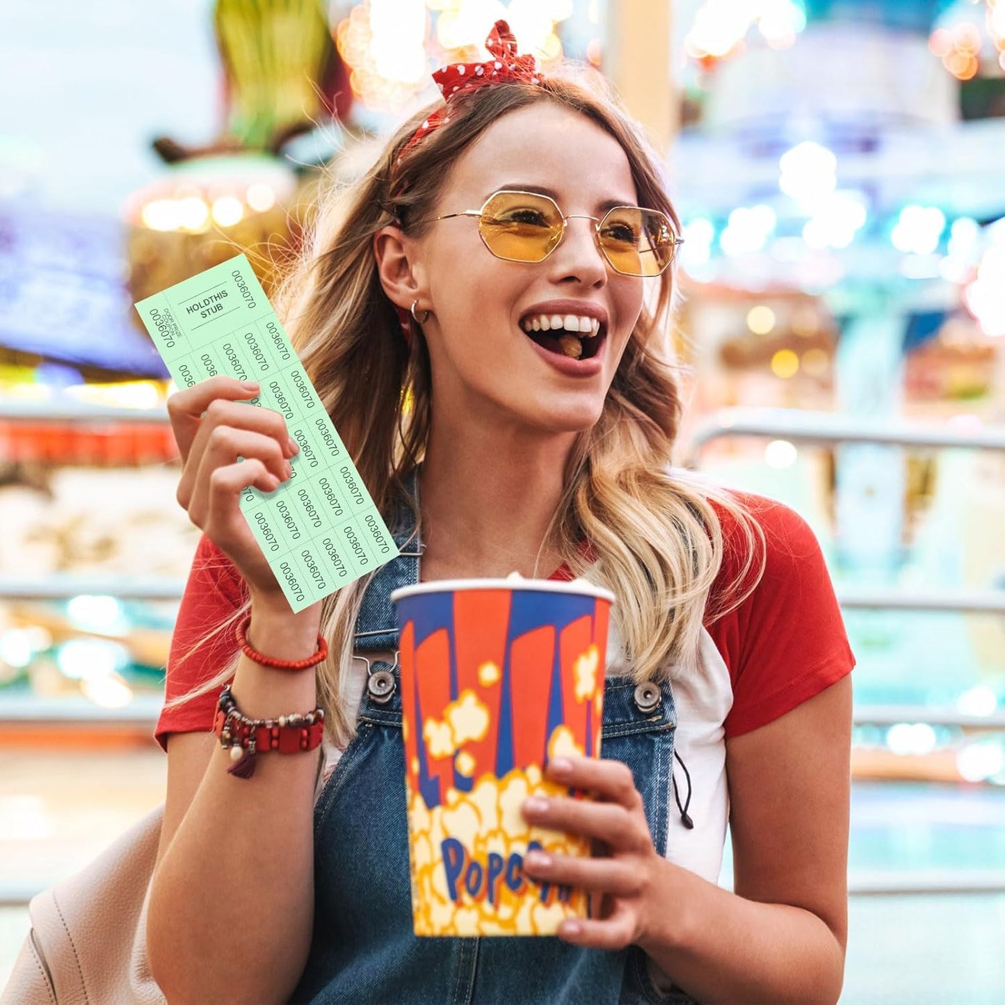 Kosiz 2000 Sheets Raffle Ticket 25 Bid Chinese Auction Tickets Tricky Tray Basket Raffle Sheets for Back to School Class Rewards Carnival Door Prizes Events(Green)