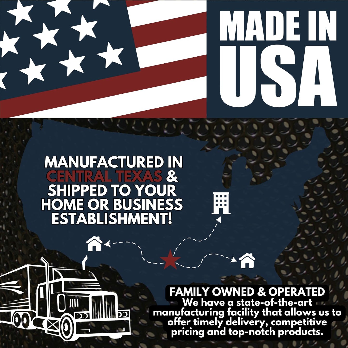 RDT-GRN Heavy Duty 32 Gallon Round Trash Receptacle, Liner Included, Green with Dome Lid, Made in America