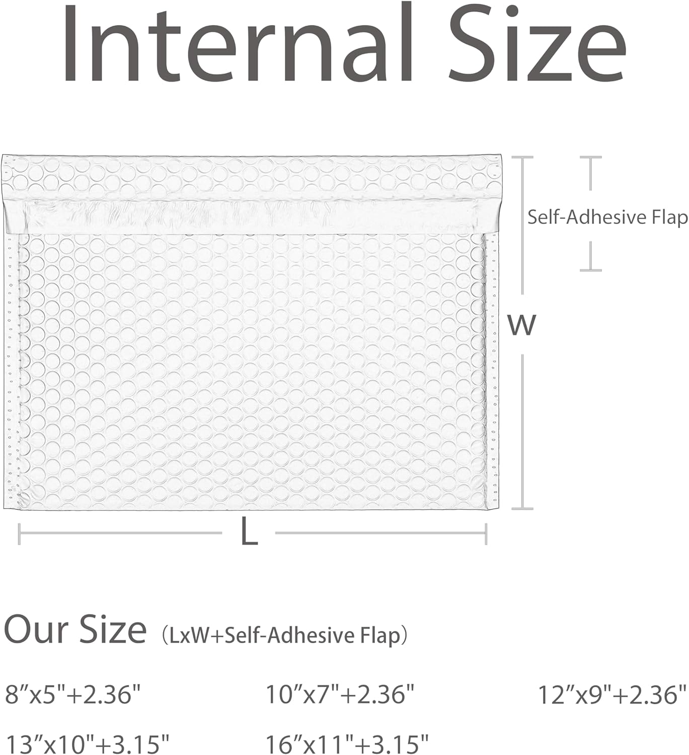 Periwinkle Side-Loading Bubble Mailers 10 x 7 Inches,Self-Seal Padded Mailing Envelopes, Pack of 27