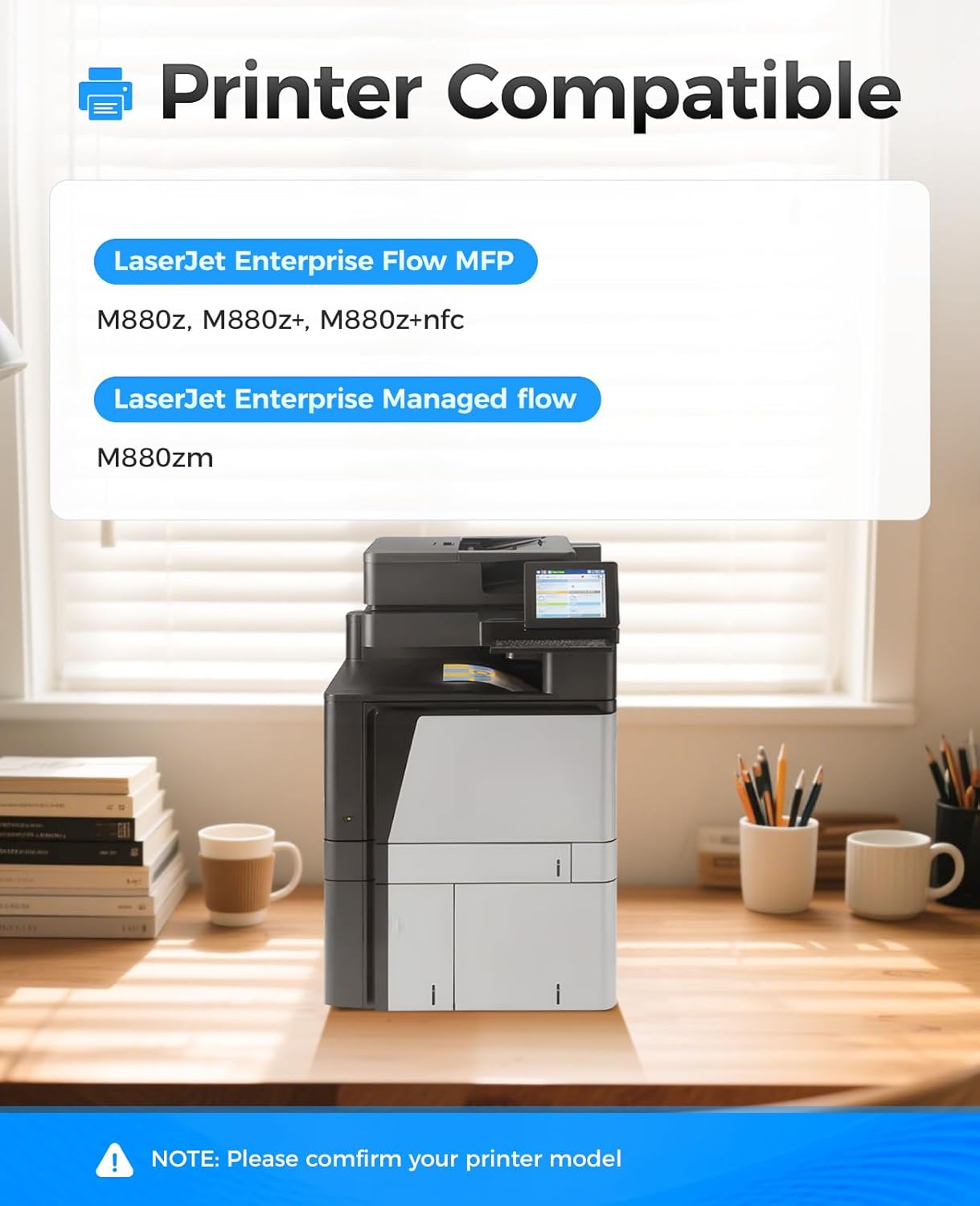 827A Toner Cartridges Set 4-Pack High Yield Replacement for HP 827A CF300A CF301A CF302A CF303A Use with Color Laserjet Enterprise Flow MFP M880z M880z+ M880z+NFC Managed Flow M880zm Printer Ink