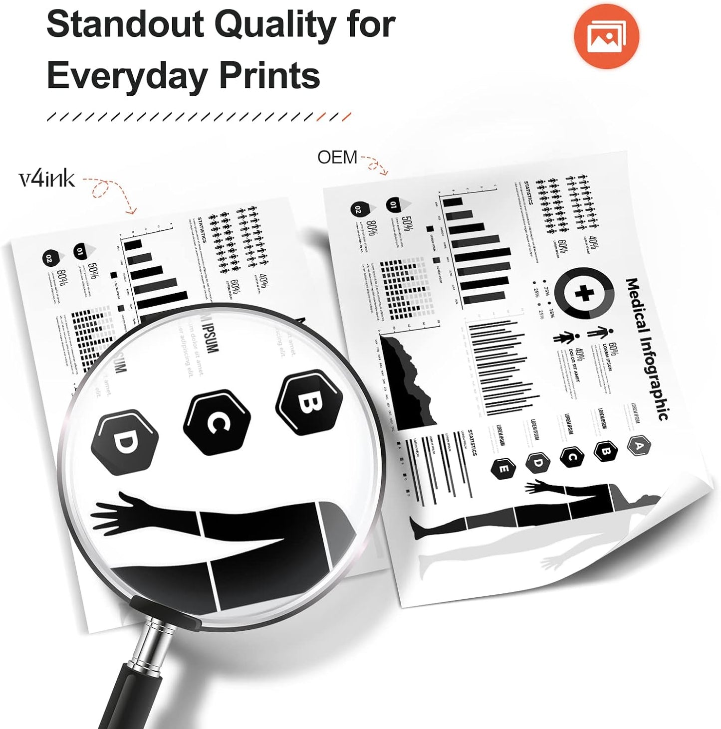 v4ink 2-Pack Compatible Toner Cartridge Replacement for HP 80A CF280A Toner Cartridge Black Ink for use in HP Pro 400 M401N M401DN M401DNE M401DW, HP MFP M425DN M425DW Printer