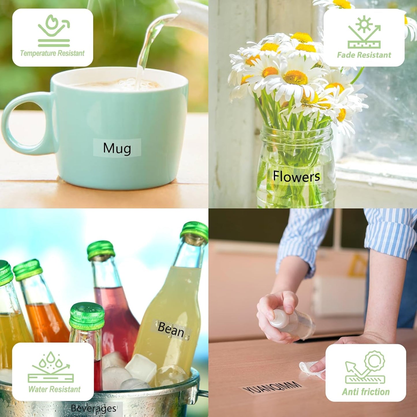 6 Pack TZe131 Clear Tape Compatible with Brother Label Maker Tape 12mm 0.47 TZ TZe-131 TZ-131 TZ131 Black on Clear Compatible for Brother Label Maker PTouch PTD600 PTD410 Printer, 1/2 Inch x 26.2 Feet