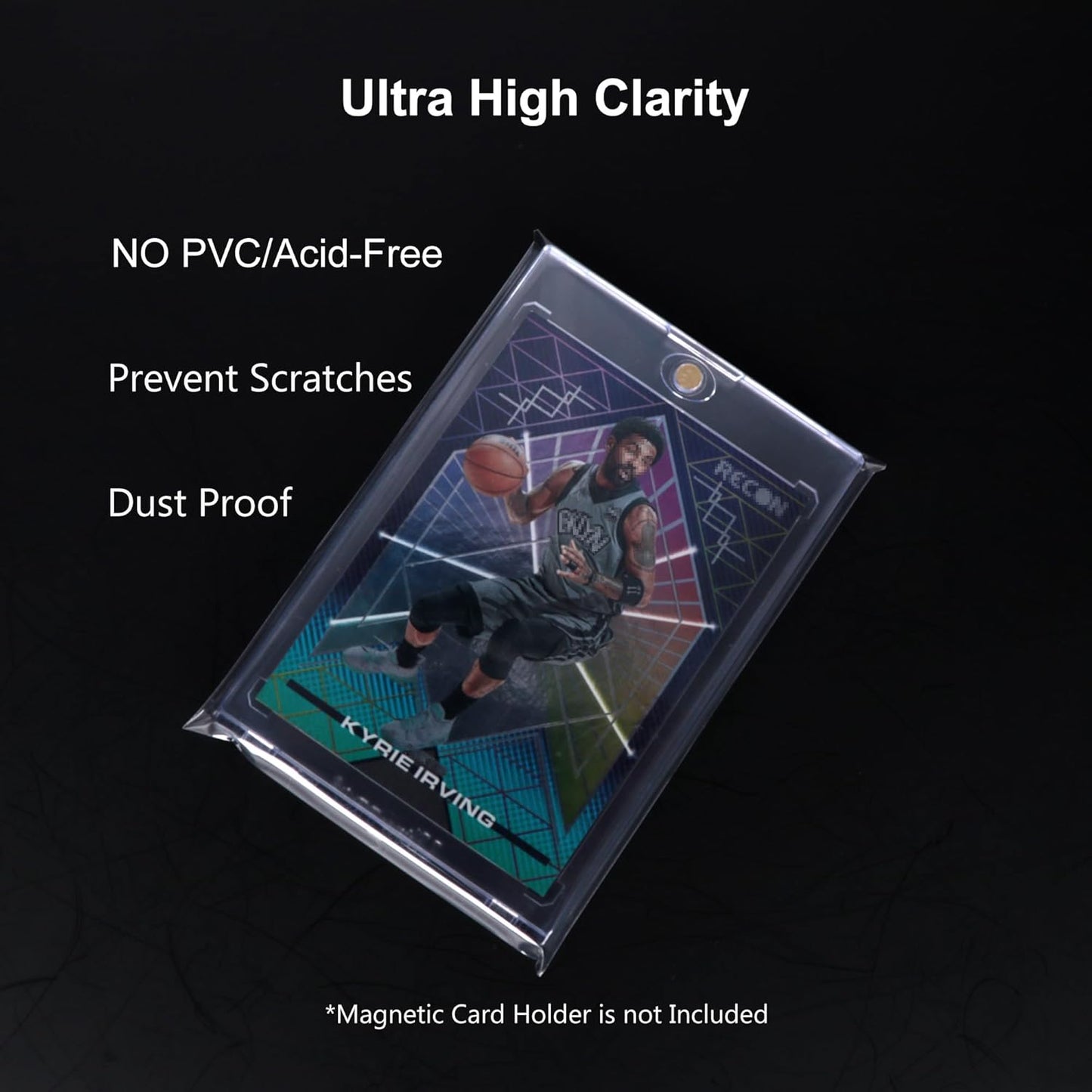 Resealable Sleeves for 55-75PT Magnetic Card Holders, Exact Fit Team Bags for 55-75PT Magnetic Card Holders (400 Pack)