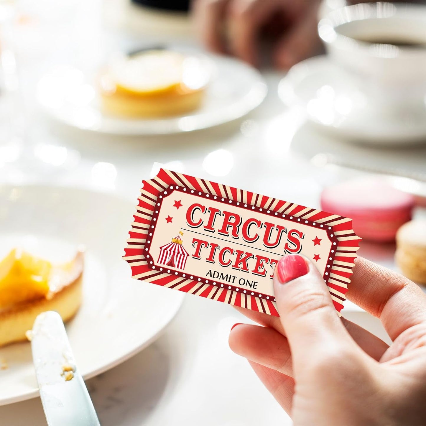 1000 Pcs Circus Raffle Tickets Roll Carnival Tickets Carnival Theme Party Decorations Party Ticket for Events Carnival Favors Supplies