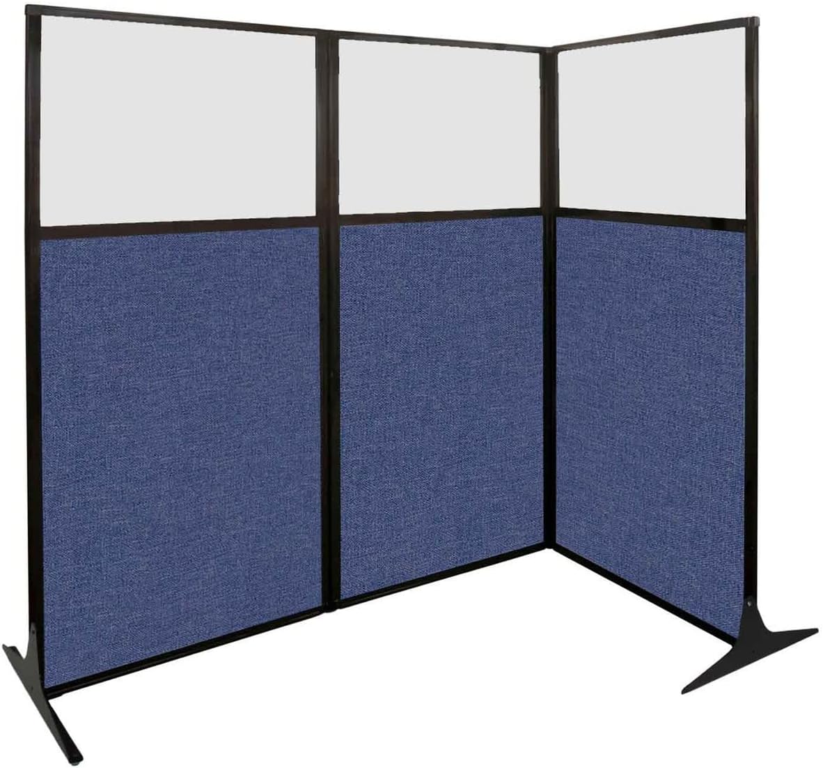 Versare Office Workstation Screen | Portable Wall Divider | Modern Cubicle | Freestanding Privacy Screen | Flexible Work Space | 1 Panel | 33" Wide x 70" Tall Beige SoundSorb Panels