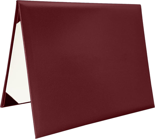 Smooth Diploma Certificate Cover 8 1/2" x 11" Maroon