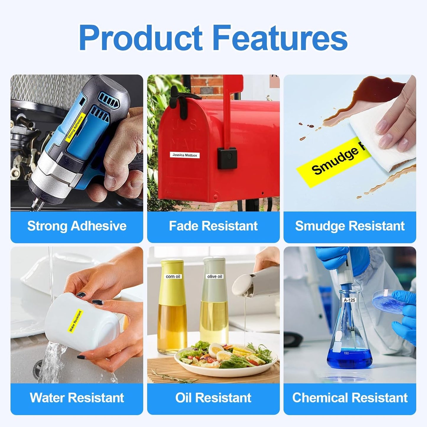 Label Orison 3PK TZe-631 Label Tapes Compatible with Brother P-Touch Laminated TZ631 TZo631 use for PT-H110 PT-D210 PT-D400 PT-D600 Black on Yellow 0.47 Inch x 26.2 ft (12mm x 8m)