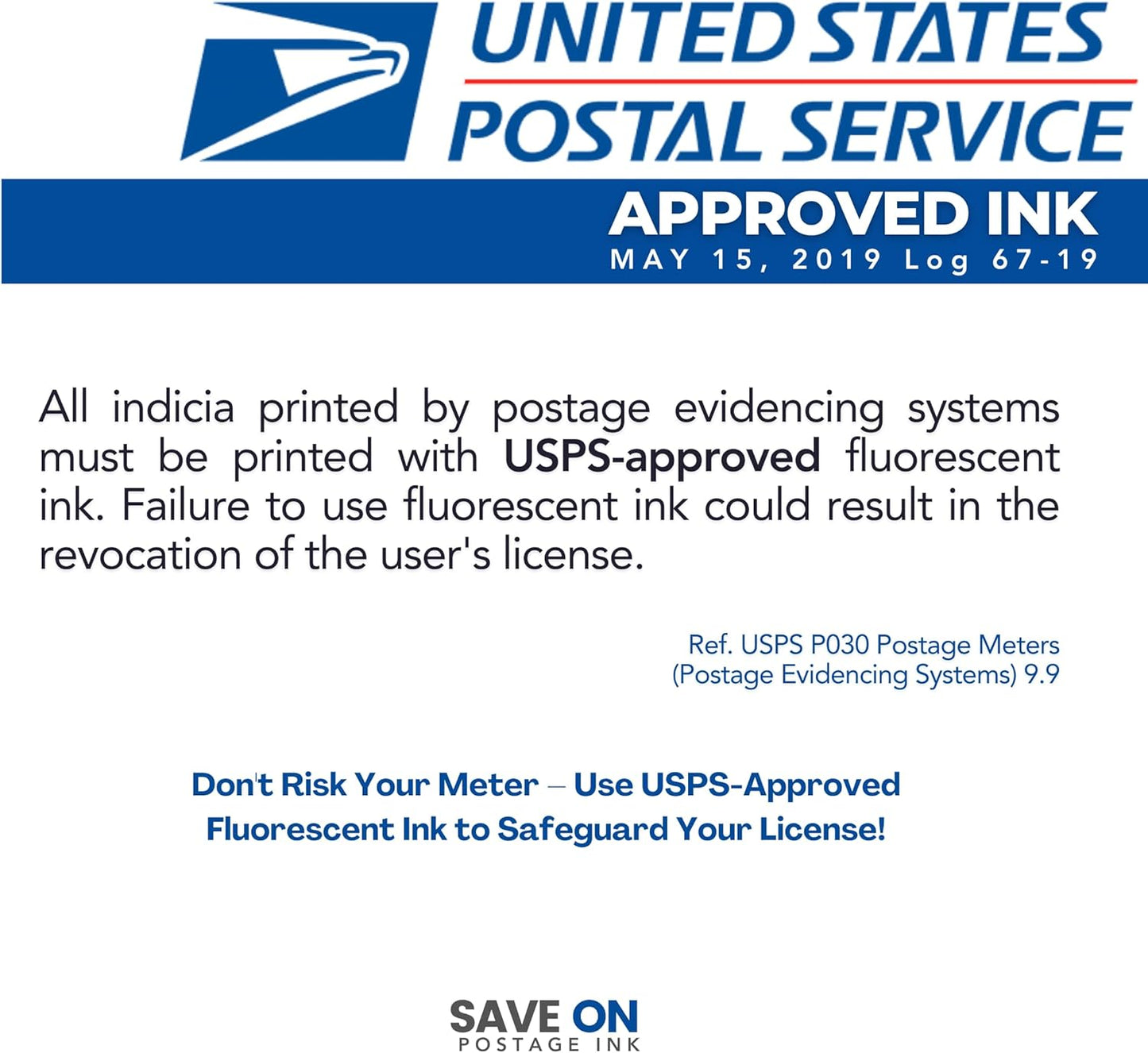 Save On Postage Ink ISINK34 Compatible Ink Cartridge Replacement for IM 3, IM4, IS3 & 4 Series Mailing Machines