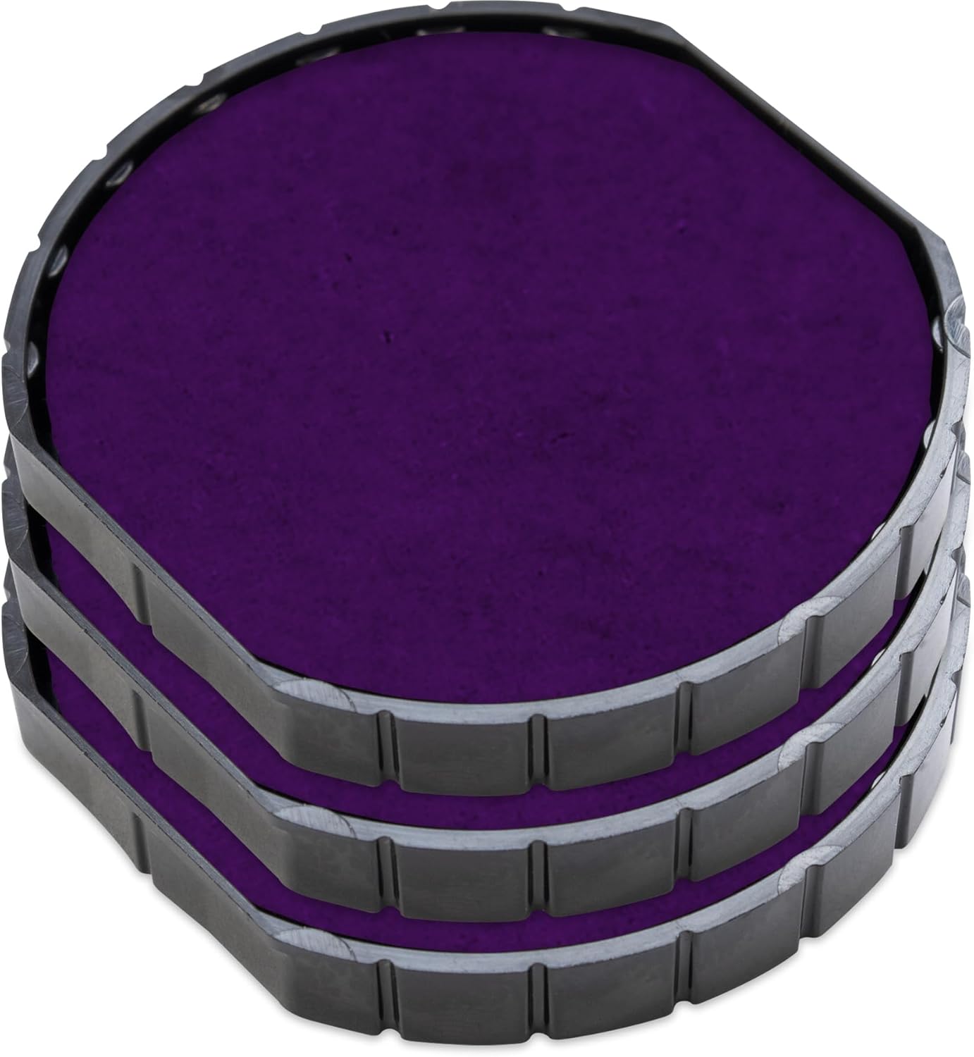 COLOP E/R45 Non-Toxic, Water Based Premium Replacement Pad for Printer R45 Stamp - Pack of 3 - Purple