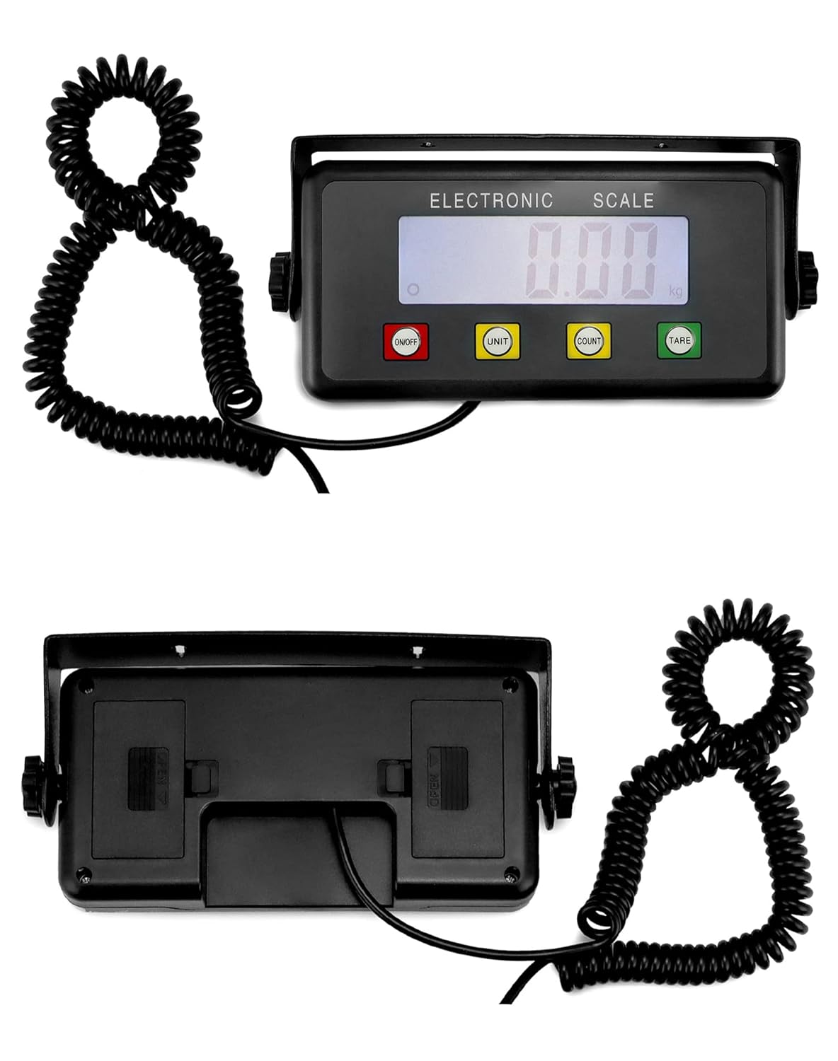 QWORK 400lb Physician Digital Scale, Shipping Scale Medical Platform Scale, Postal Scale, Digital Postage Scale fo Packages Luggage Post