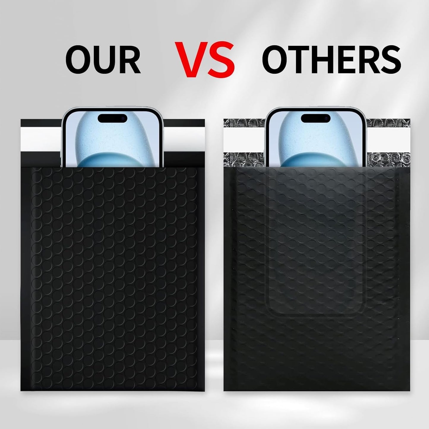 Bubble Mailers 8.5x11inch 40Pack Black Bubble Mailers Self-Seal Padded Mailing Envelopes Bubble Opaque Padded Mailer for Small Businesses to Package and Mail Jewelry Cosmetics#2