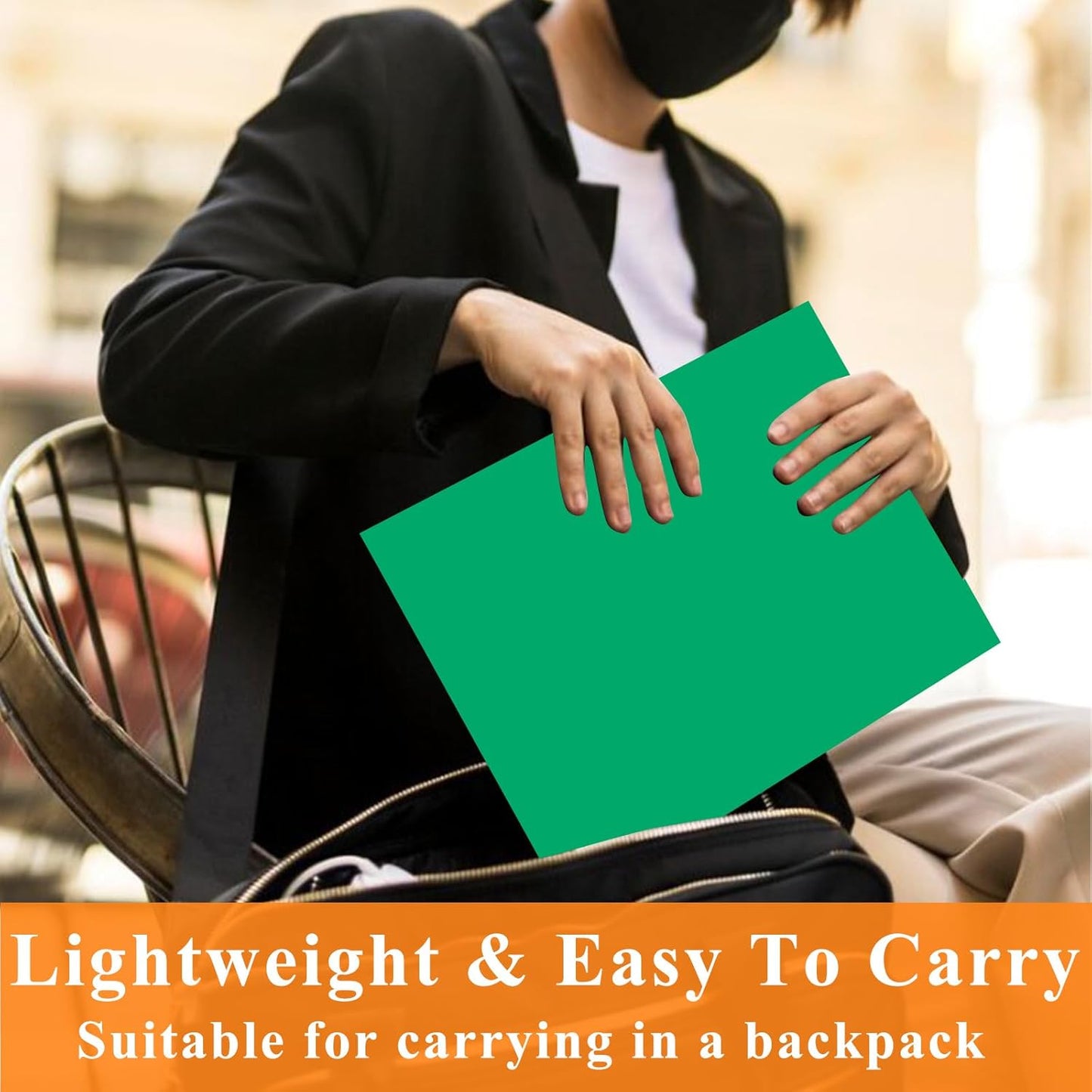 50Pcs Green Folders with Pockets,2 Pocket Folders Bulk,Holds 100 Sheets,Assorted Colors,Office Or School