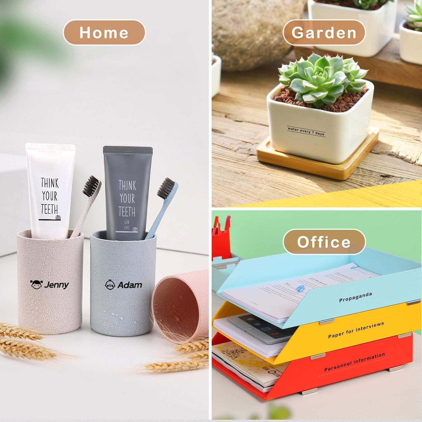 UNOKA Replace for Brother P-Touch Label Tape Clear 12mm 0.47 Laminated TZe-131, TZe TZ Label Maker Refills Black on Transparent for P Touch PT-D200G PT-D210 PT-D220 PT-2040, 1/2Inch x 26.2ft, 3PK