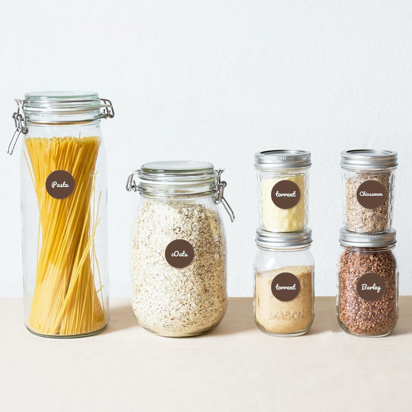 Brown Dot Stickers 2 Inches Round Sticker, Circle Colored Labels Color Coding Labels for Office Classroom Toddlers Activity 80 Pieces