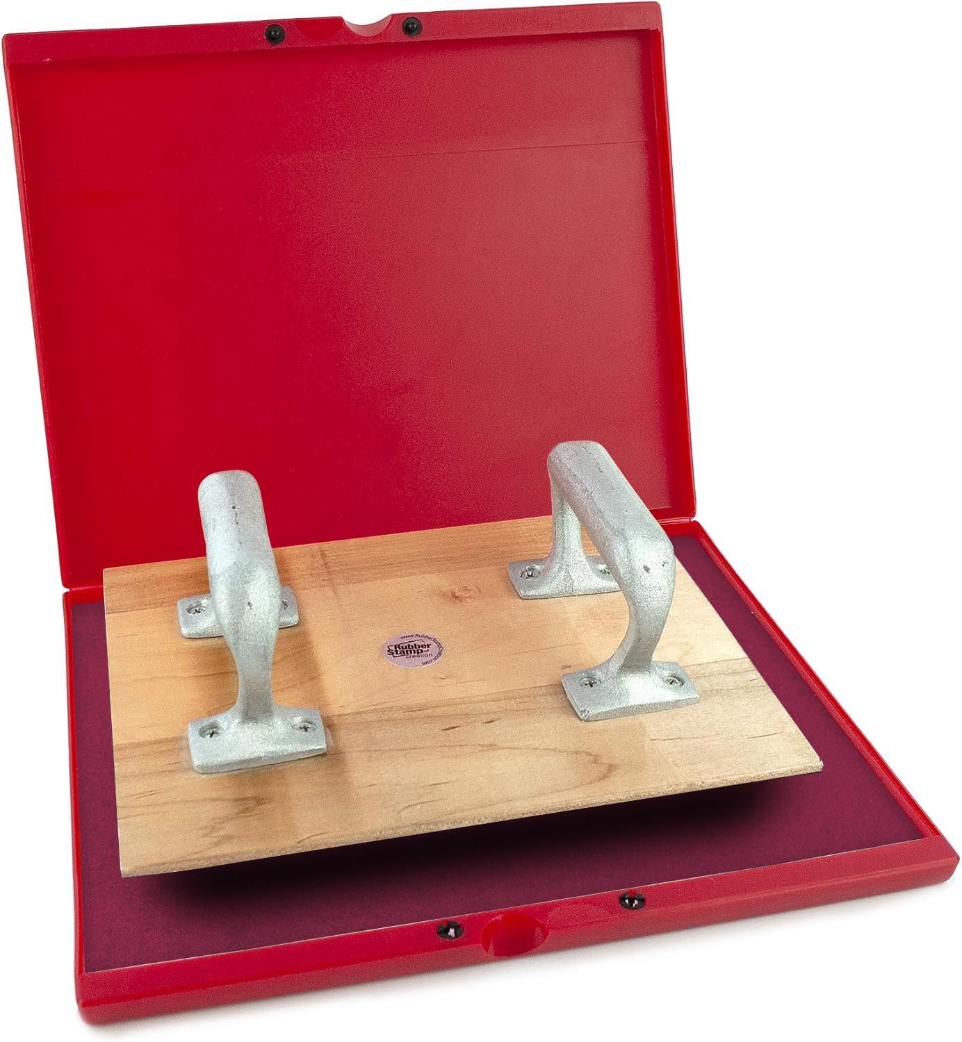 MaxMark Industrial Stamp Pad - Extra Large 9.25" x 12.25" Stamp Pad - Magenta Purple Ink