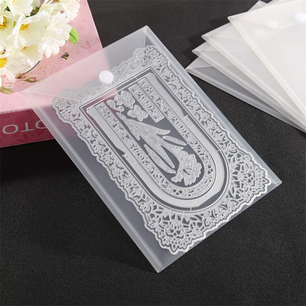 20Pcs/set Large Size Dies & Stamp Storage Bags and Soft Rubber Magnetic Sheets for Die Cuts Resealable Magic Sticker Storage Pockets Organize Envelop Pockets Magnetic Sheets for Collets Cutting Dies