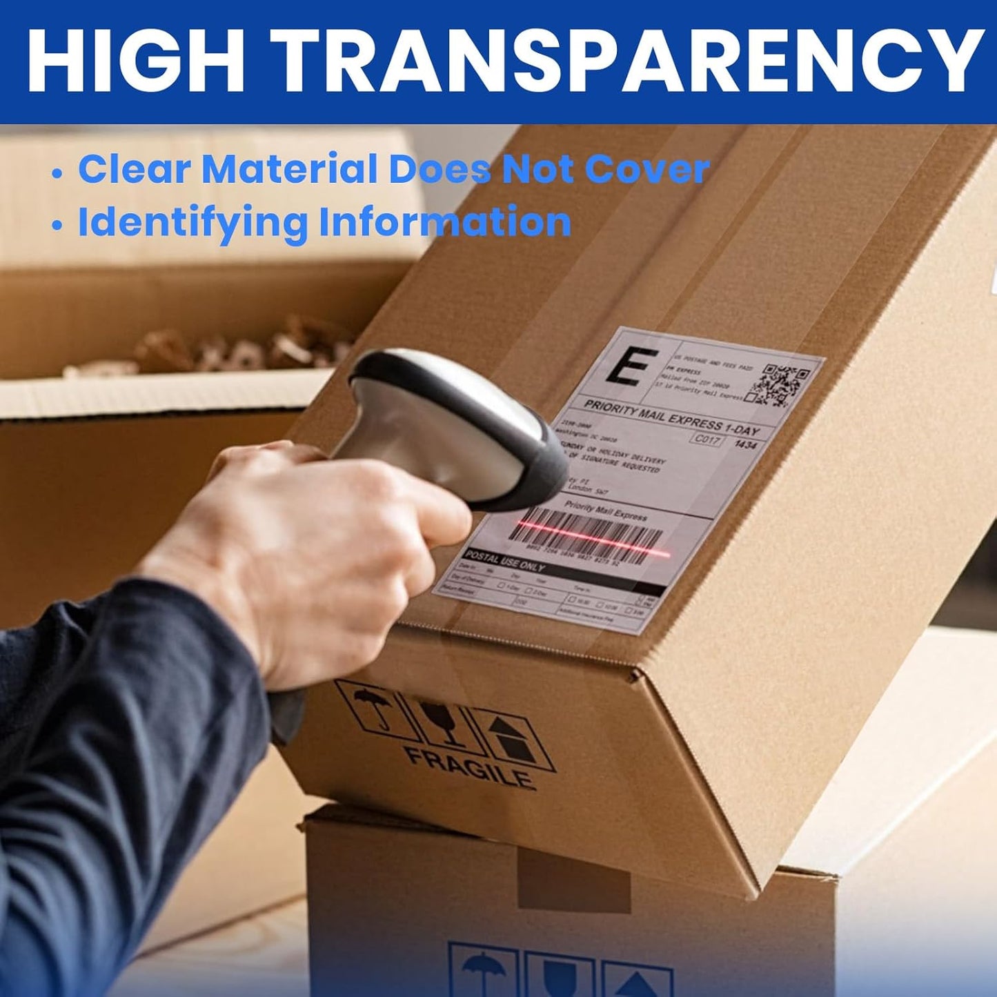 ADHES 36 Rolls Packing Tape with Dispenser Gun, 2.7 Mil Heavy Duty Packaging Tape for for Shipping, Moving and Storing, 1.88 Inch x 60Yards, Super Clear