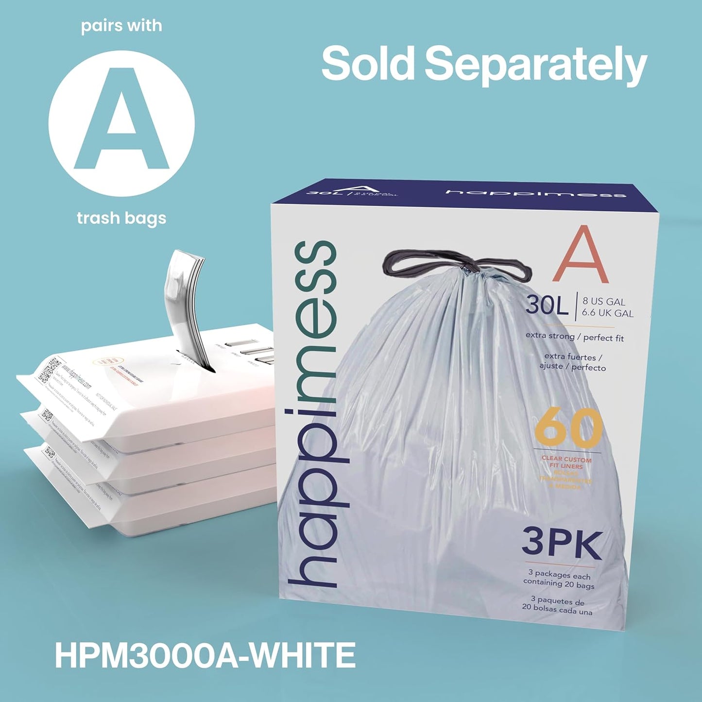 happimess HPM1014A Beni Kitchen 16-Gallon Double-Bucket Step-Open Trash Can with Soft-Close Lid, Modern, Minimalistic, Fingerprint Proof for Home, Kitchen, Laundry Room, Office, Bathroom, Chrome