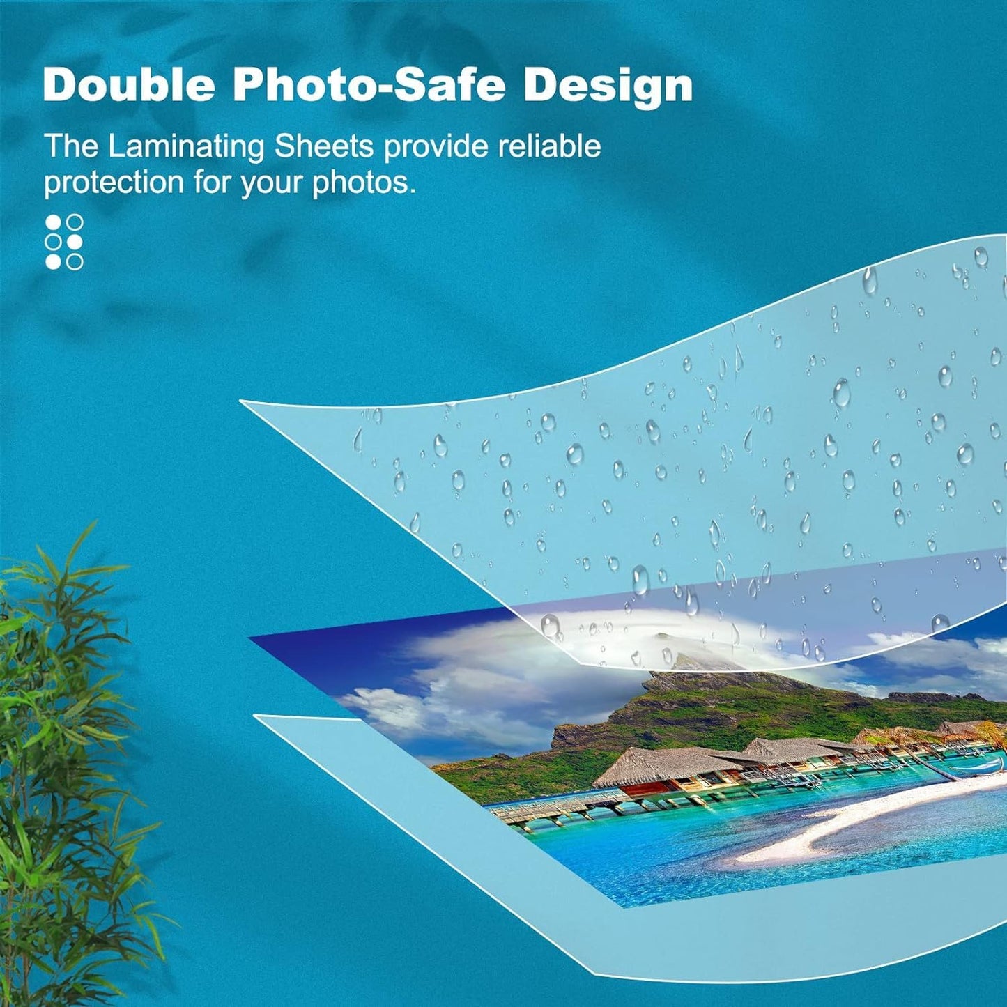 3 mil Thermal Laminating Sheets, Holds 8.5" x 11" Sheets, Thermal Laminating Pouches for Laminator, 9" X 11.5" Letter Size Thermal Laminating Paper, Round Corner 500 Pack