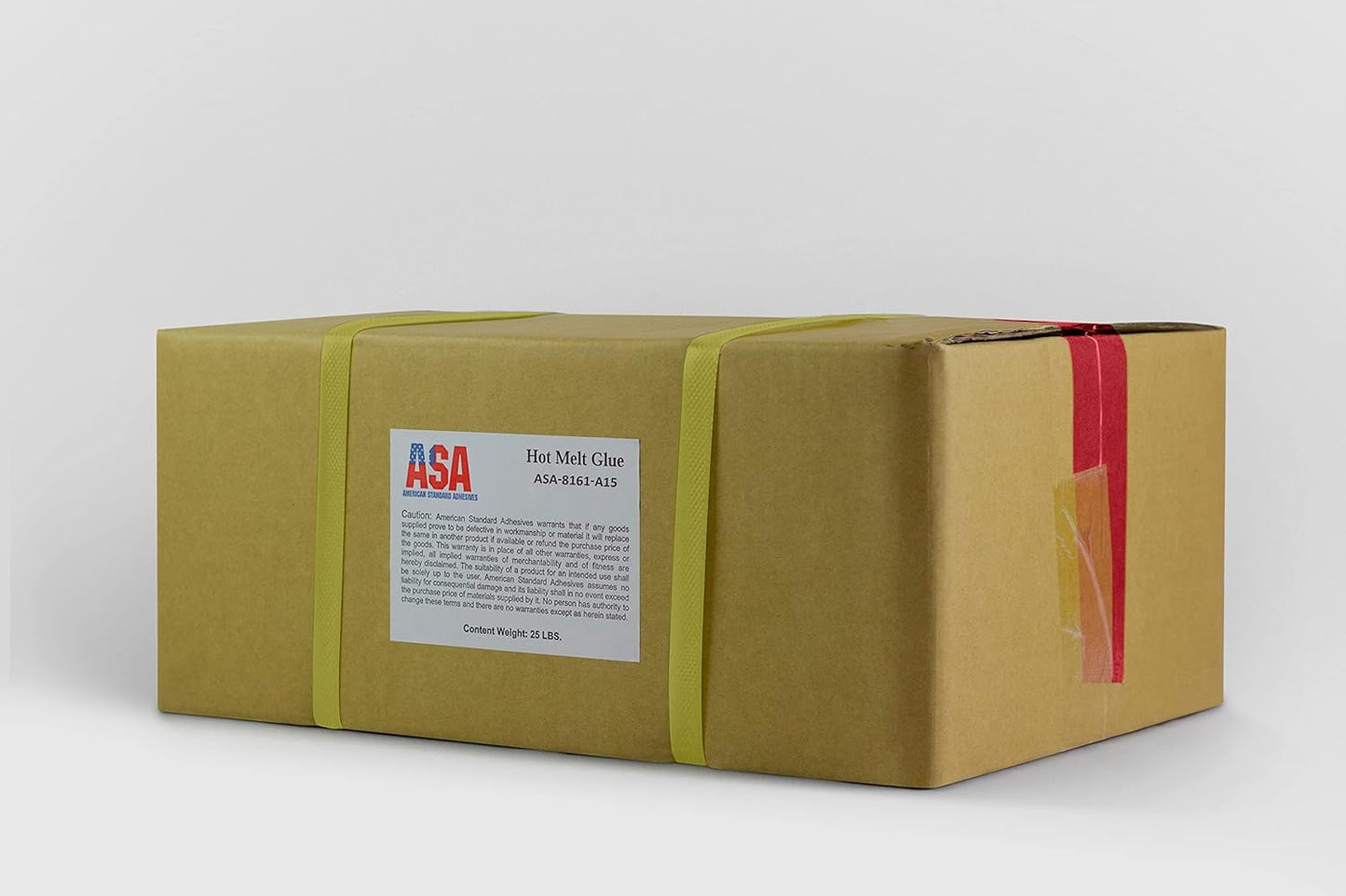 ASA Full Size Hot Glue Sticks for Glue Gun - 7/16" x 15" | High-Strength Hot Gun Sticks Adhesive for Corrugated Materials |Industrial Grade for Packaging & Woodworking | Pack of 375