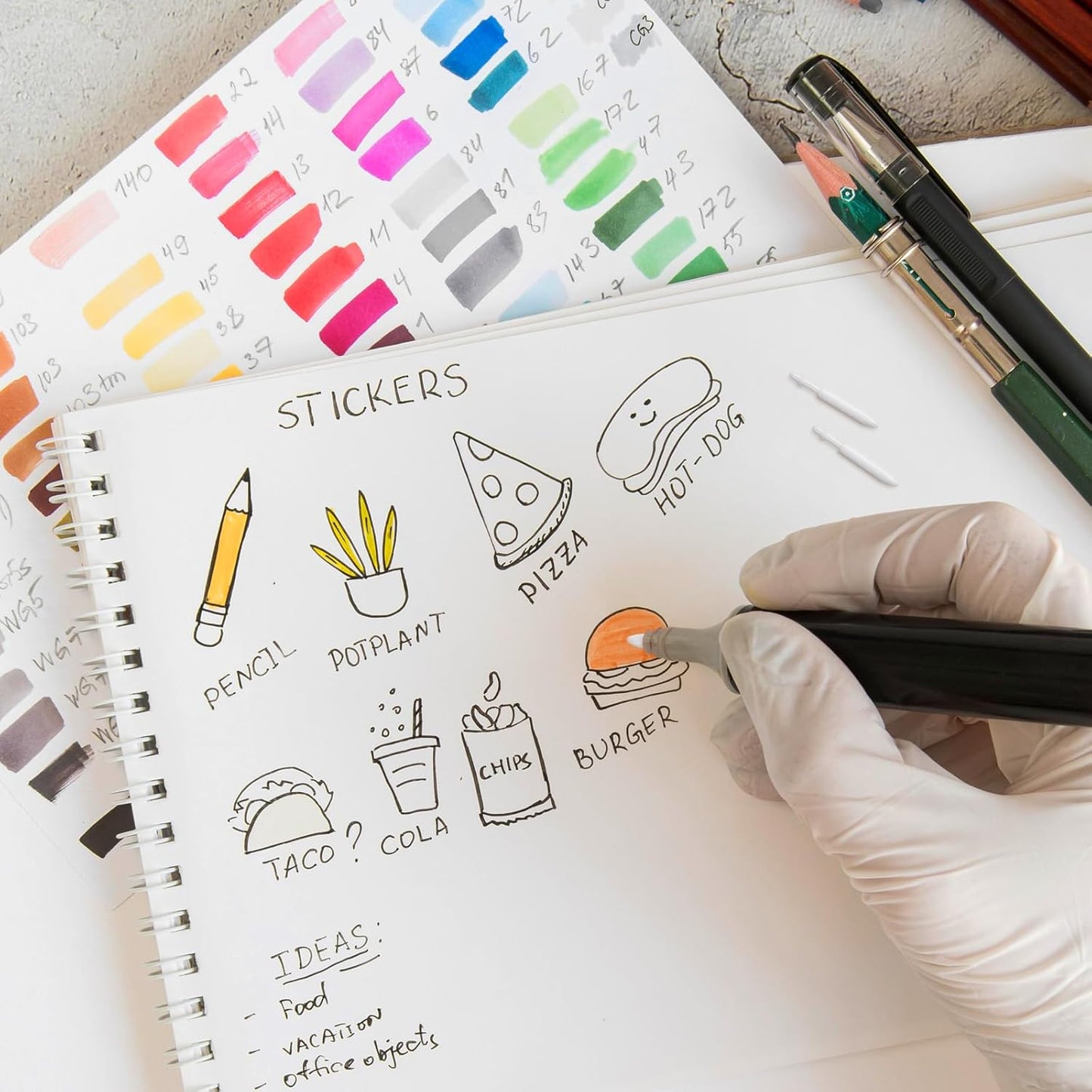 Marker Replacement Nibs 20pcs 0.7mm Marker Pen Tips Refillable Paint Pen Nibs for Acrylic Paint Marker