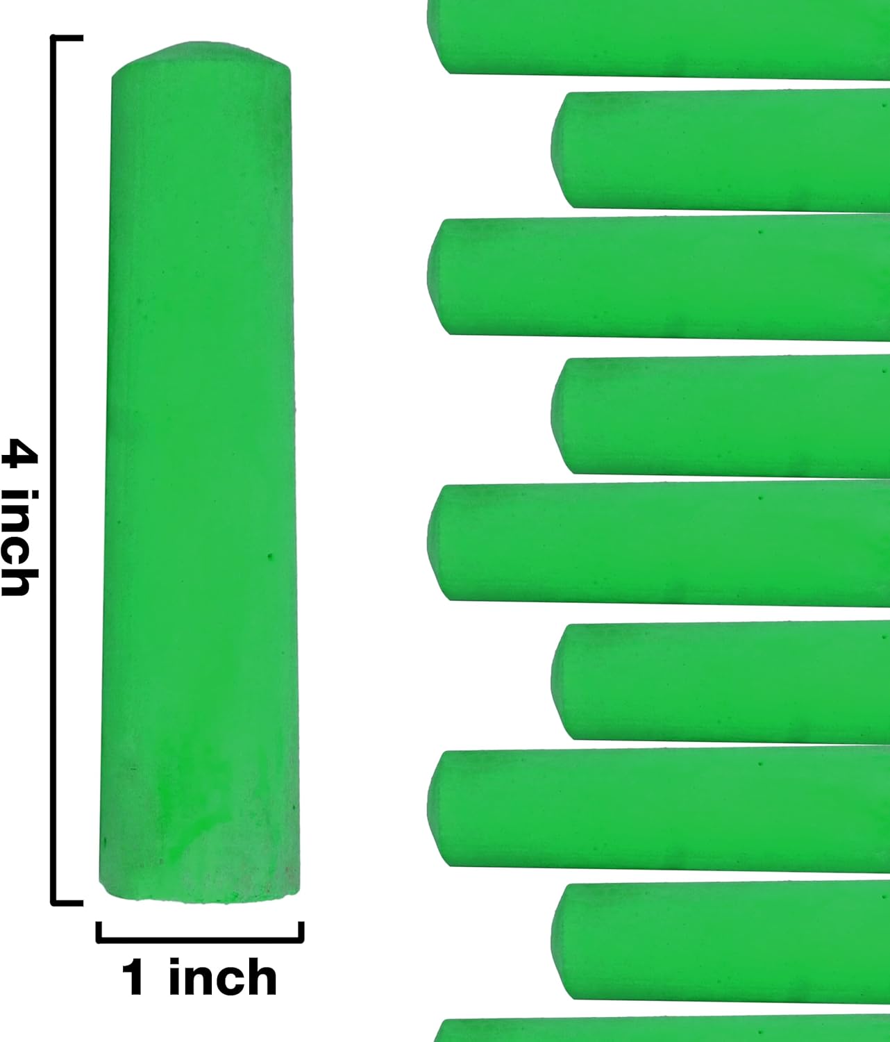 Kid Made Modern 60 Count Pack of Sidewalk Chalk – Green