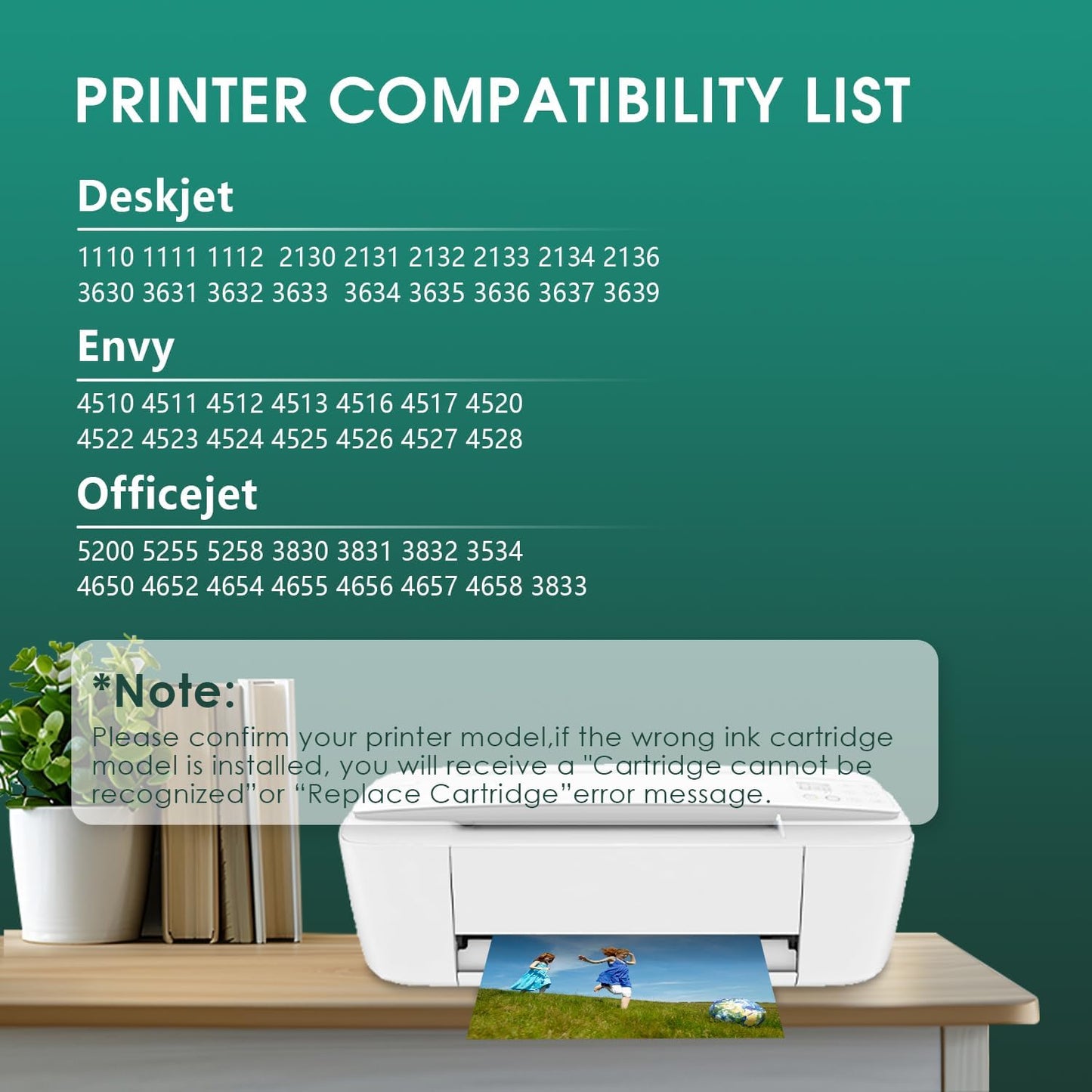 63XL Ink Cartridges Black and Color Replacement for HP Ink 63 XL 63xl Black Ink Cartridge Work with HP63 3830 4650 4652 4655 5200 5252 5255 5258 4520 4512 1112 2132 3630 3632 Printers 2PK