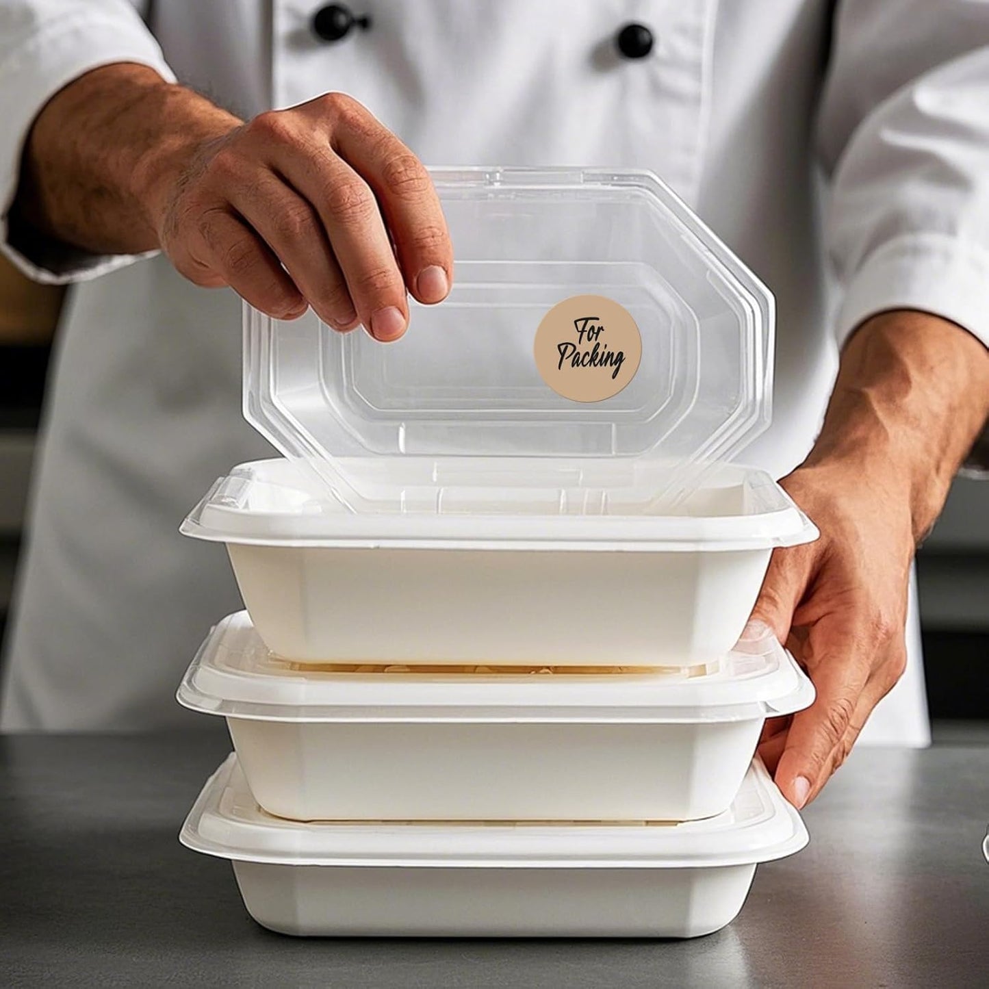 500 PCS Circle Dots Stickers 2 Inch Vinyl Kraft Round Labels Removable Waterproof Color Coding Sticker Roll for Office Inventory Garage Yard Sale Tag